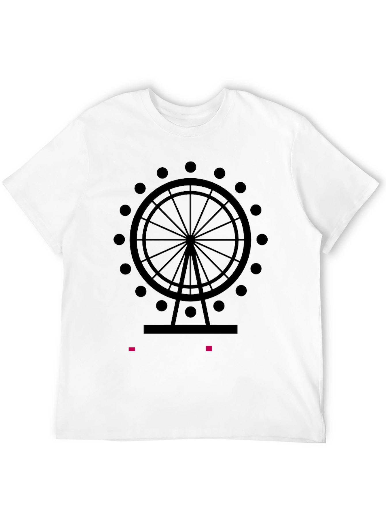 Ferris Wheel Graphic Tee - Black