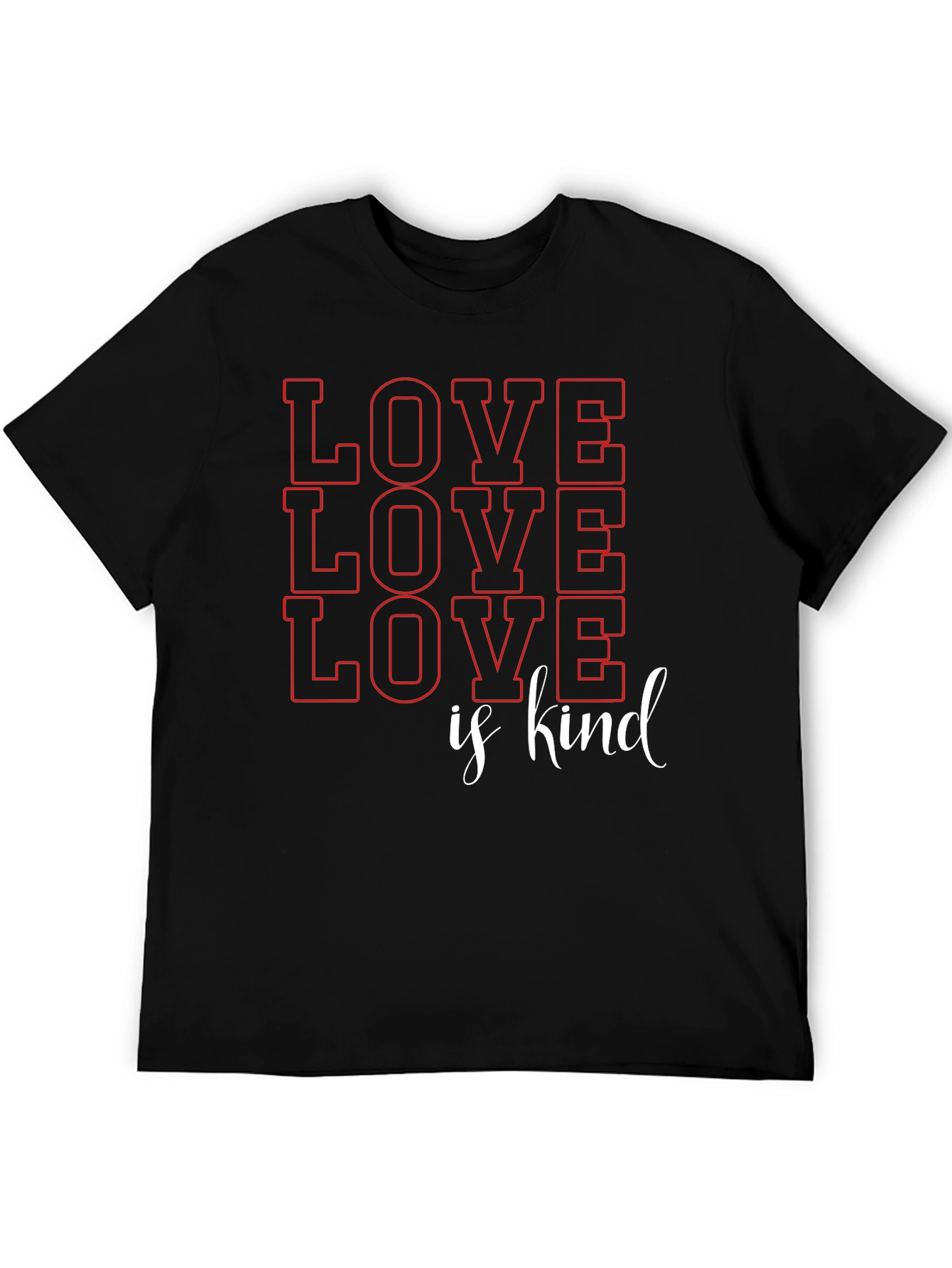 Love is Kind Graphic T-Shirt - Black