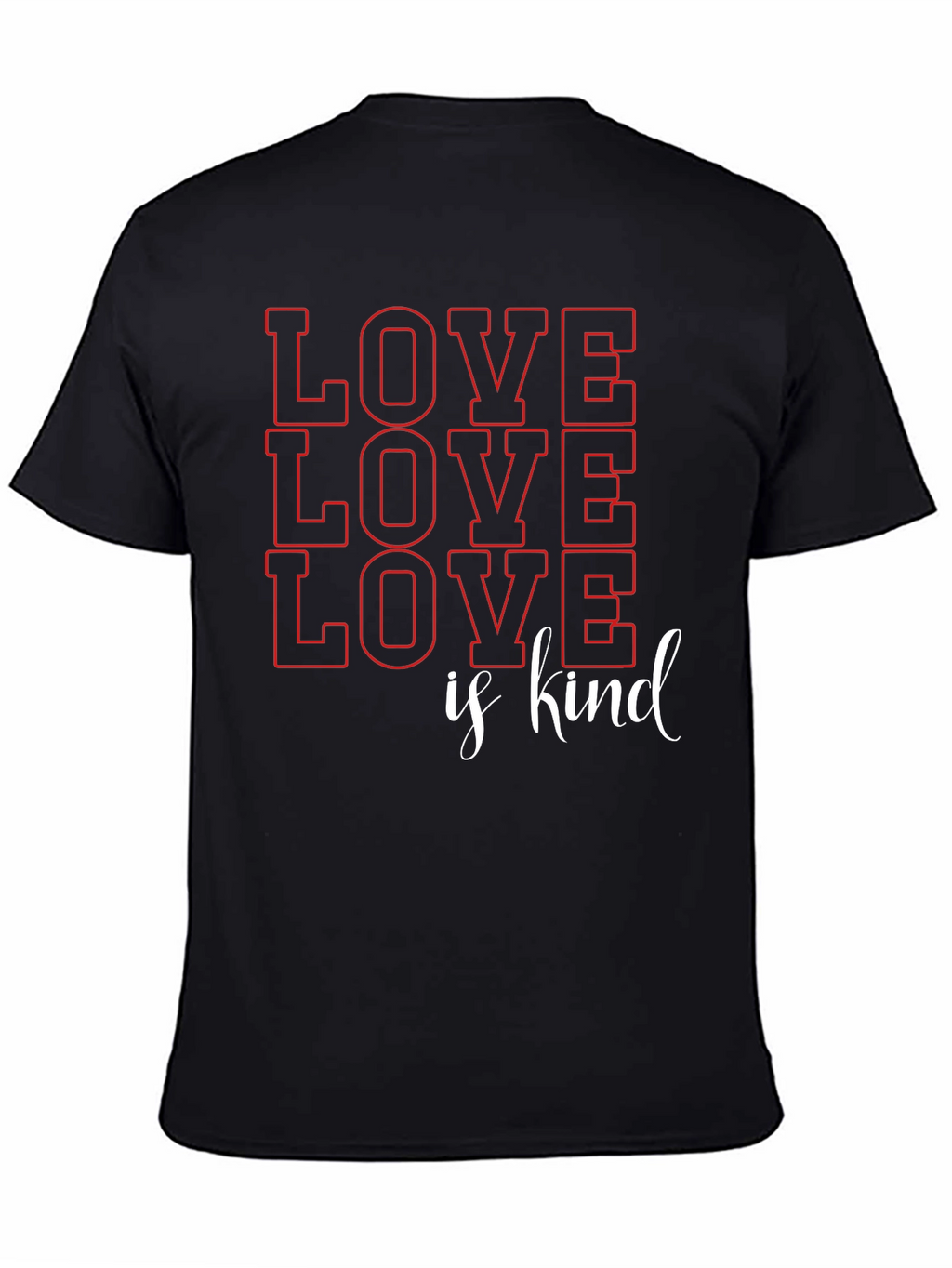 Love is Kind Graphic T-Shirt - Black