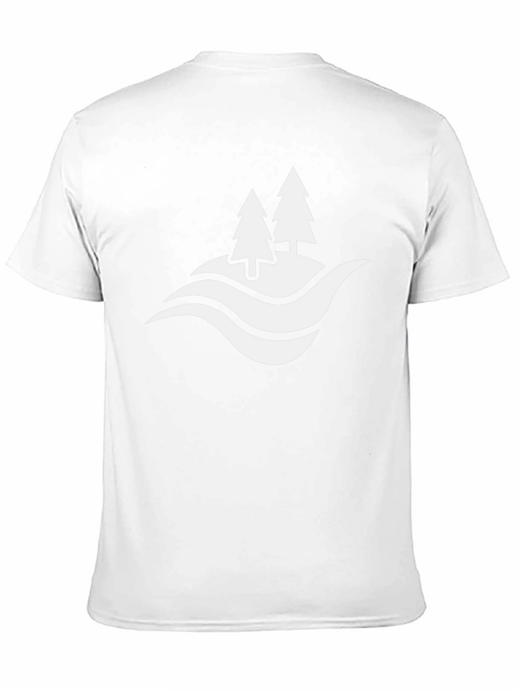 Nature Scene Graphic Black T-Shirt