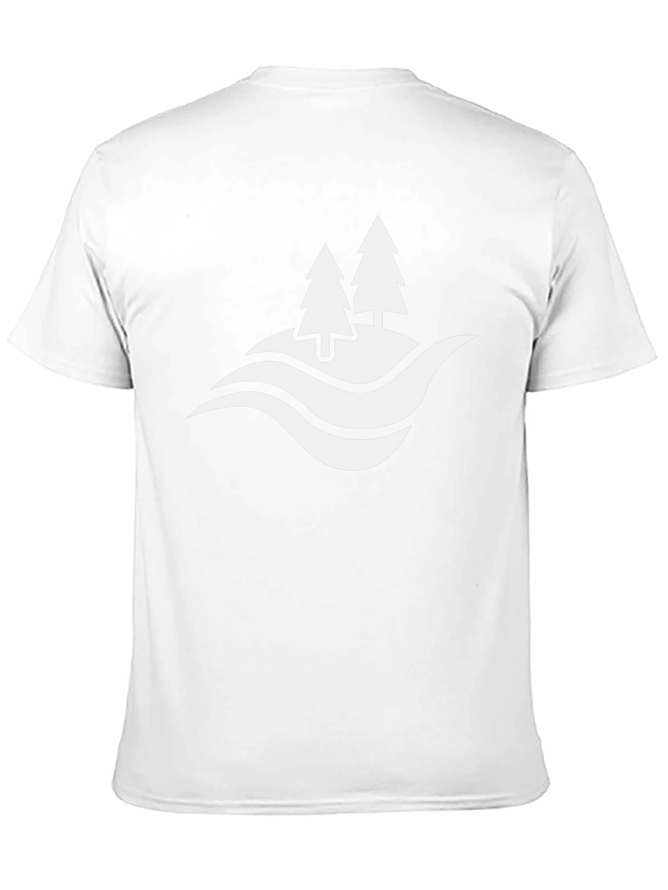 Nature Scene Graphic Black T-Shirt