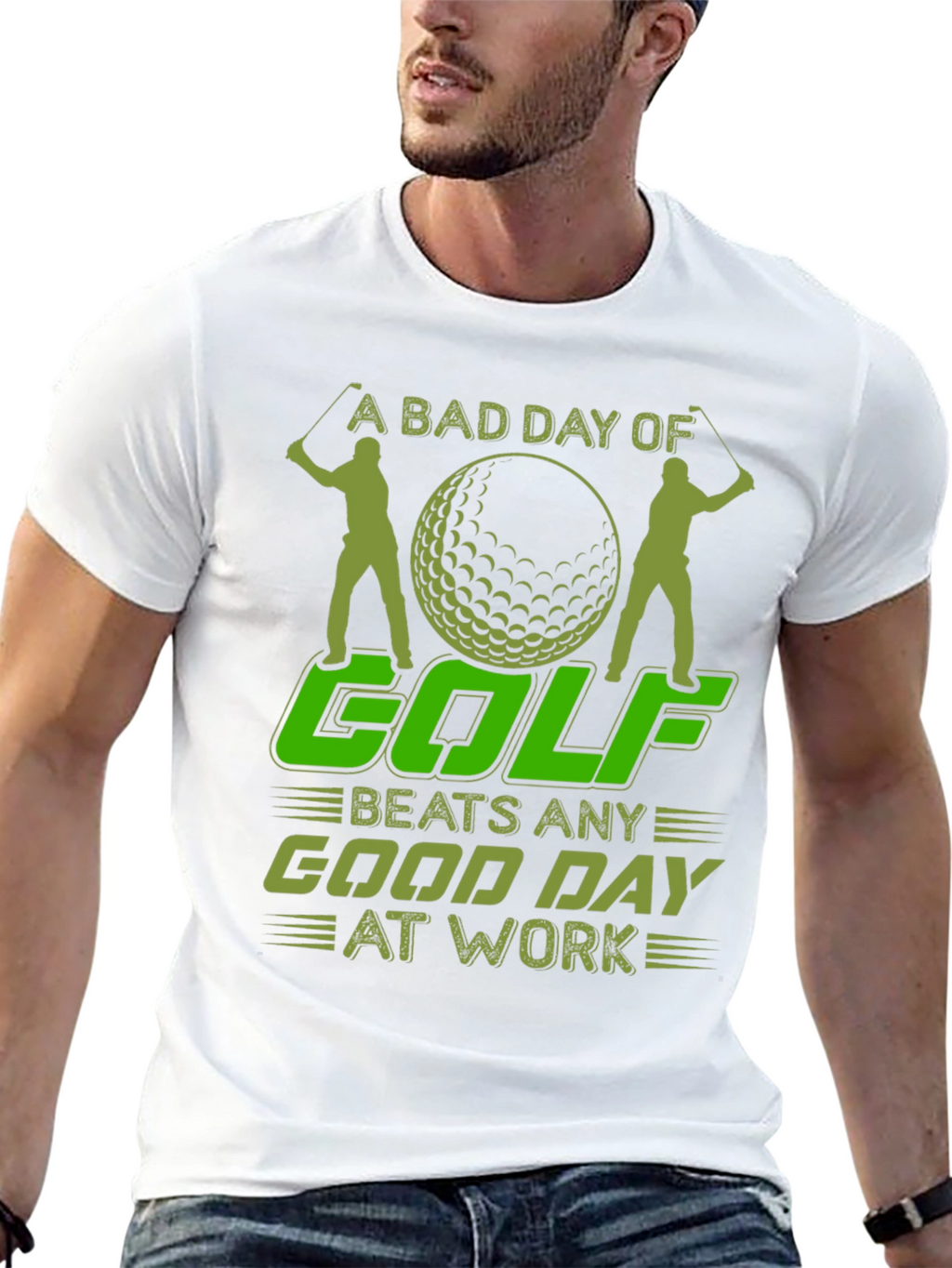 Golfing T-Shirt: A Bad Day of Golf