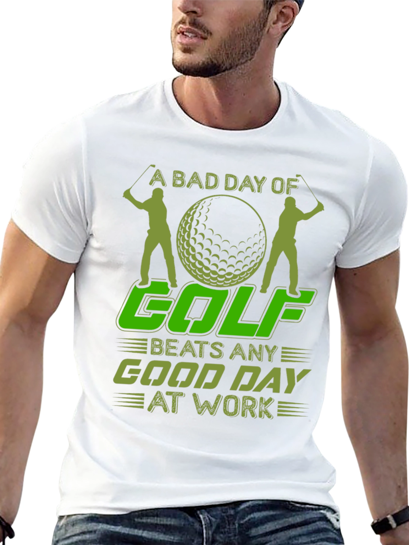 Golfing T-Shirt: A Bad Day of Golf