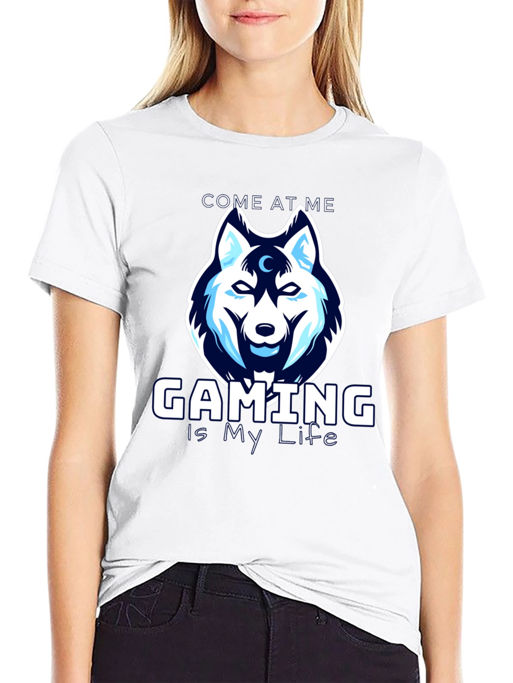Gaming is My Life Wolf T-Shirt