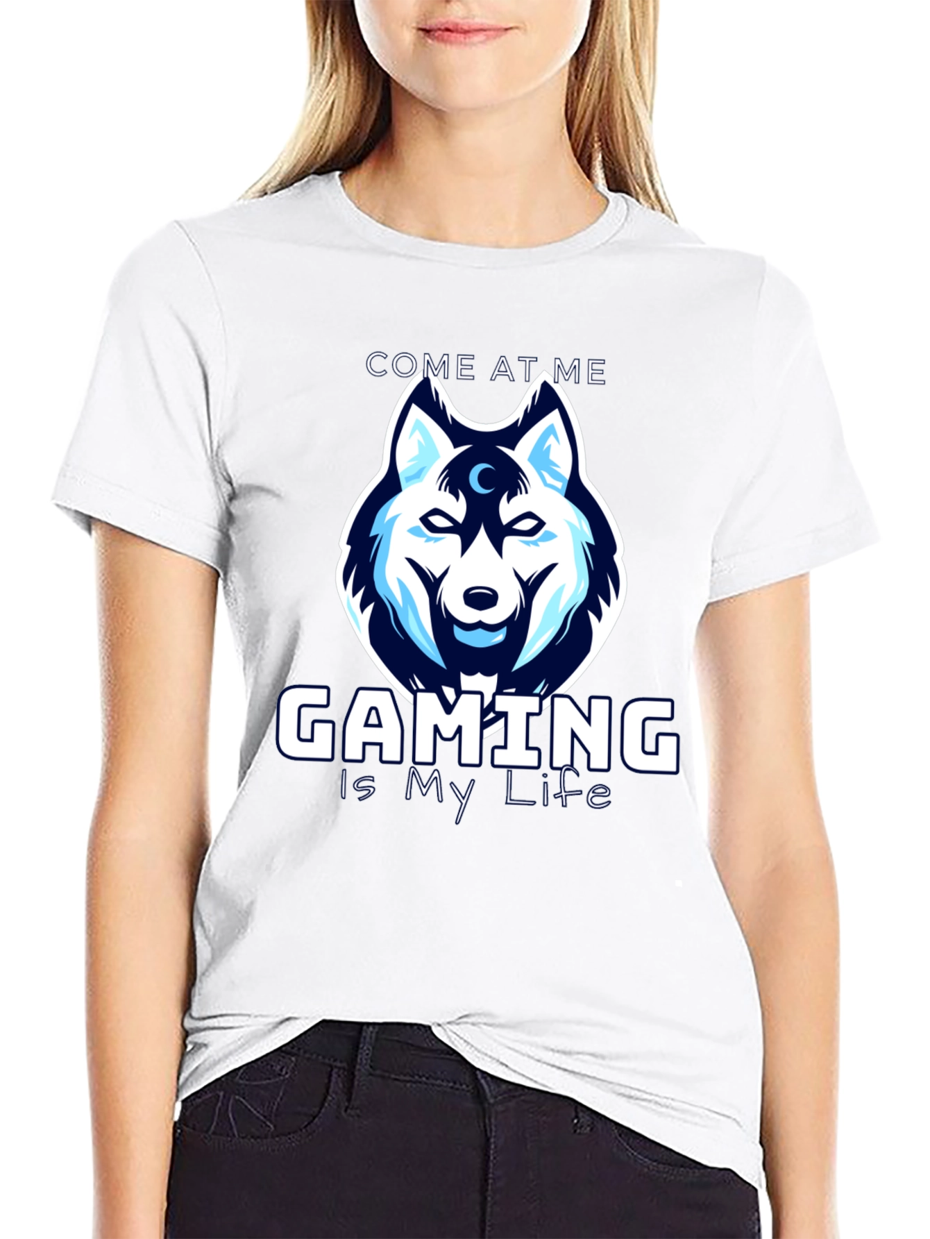 Gaming is My Life Wolf T-Shirt