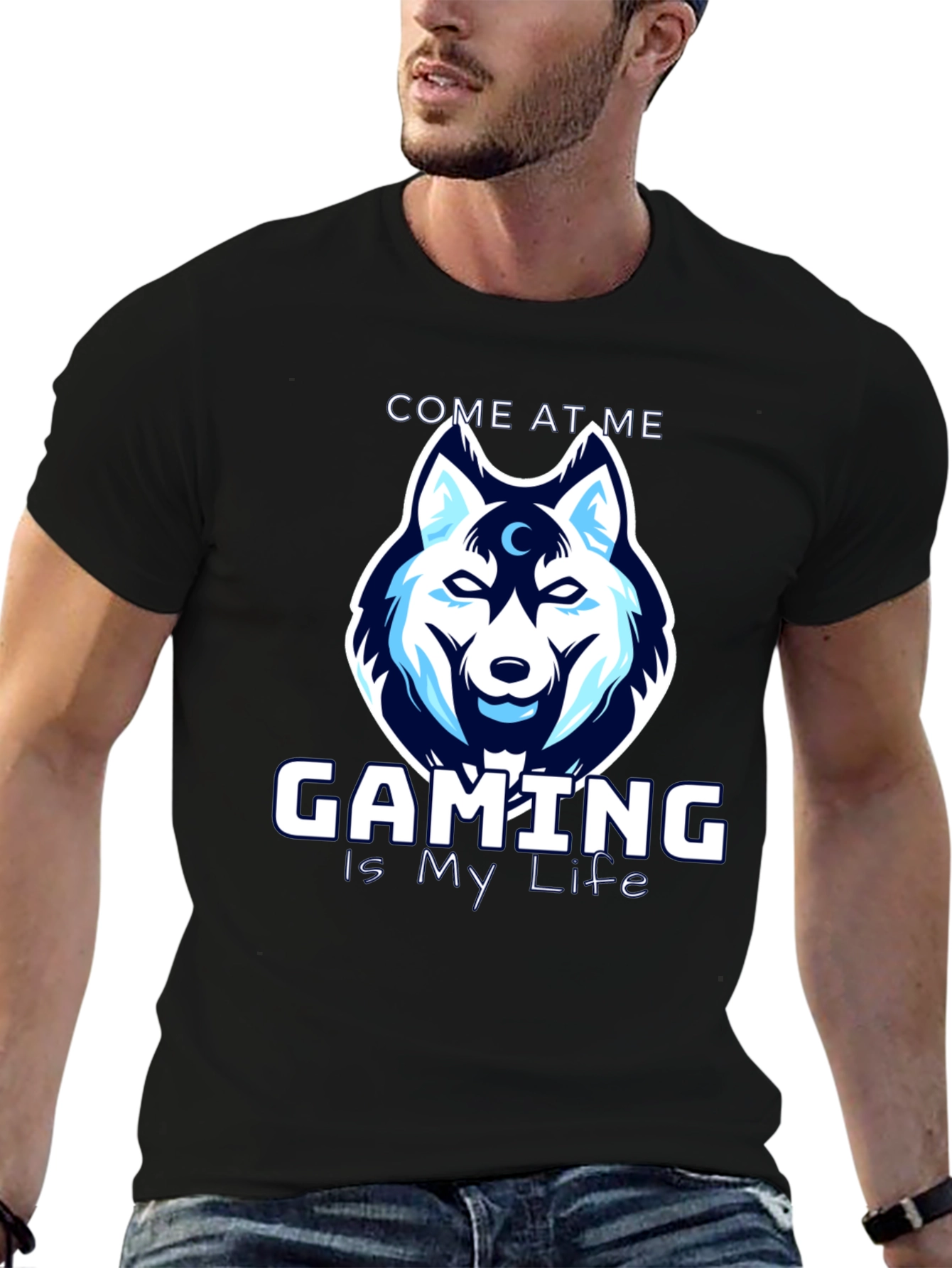 Gaming is My Life Wolf T-Shirt