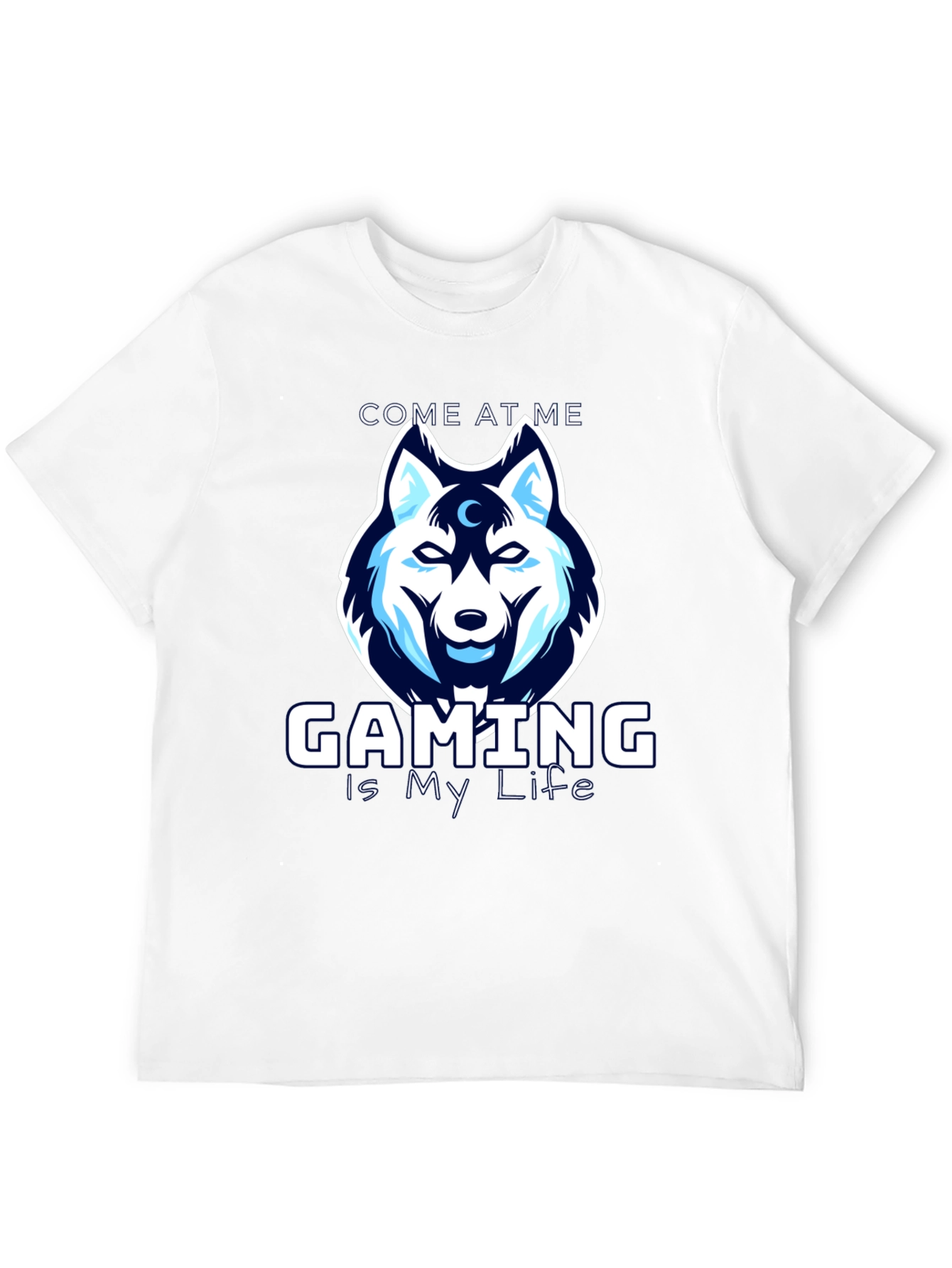 Gaming is My Life Wolf T-Shirt