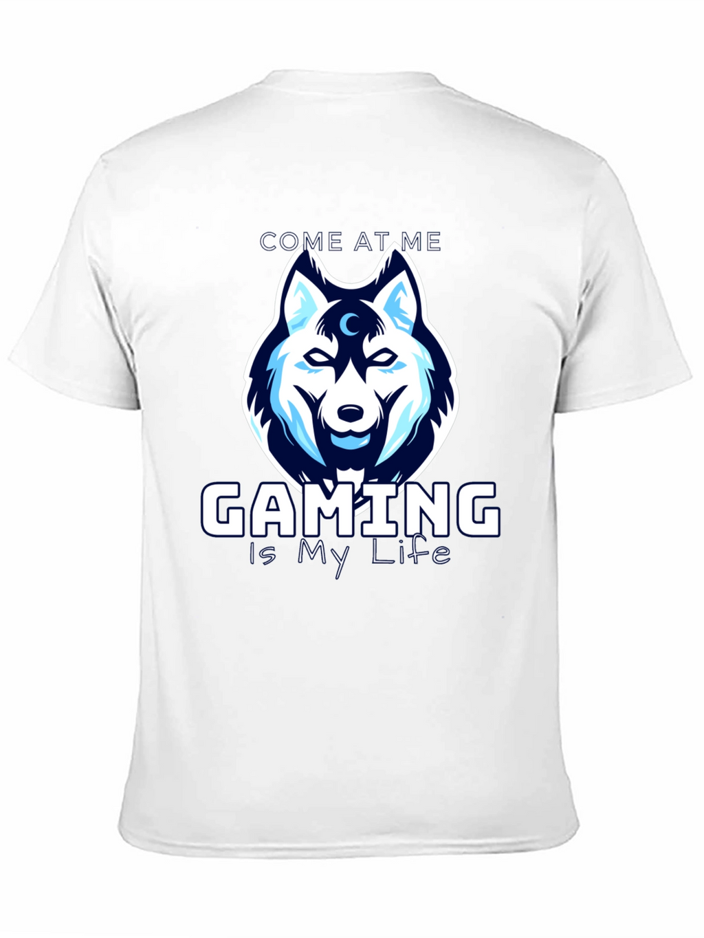 Gaming is My Life Wolf T-Shirt