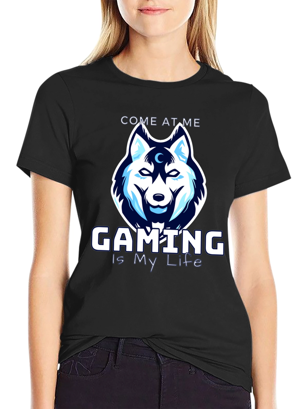 Gaming is My Life Wolf T-Shirt