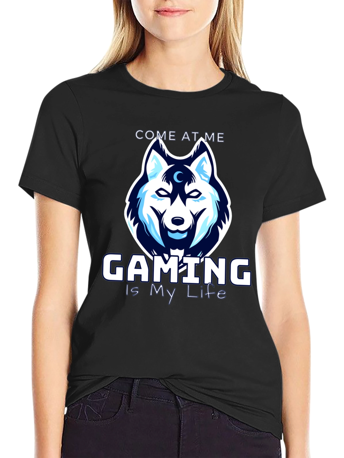 Gaming is My Life Wolf T-Shirt
