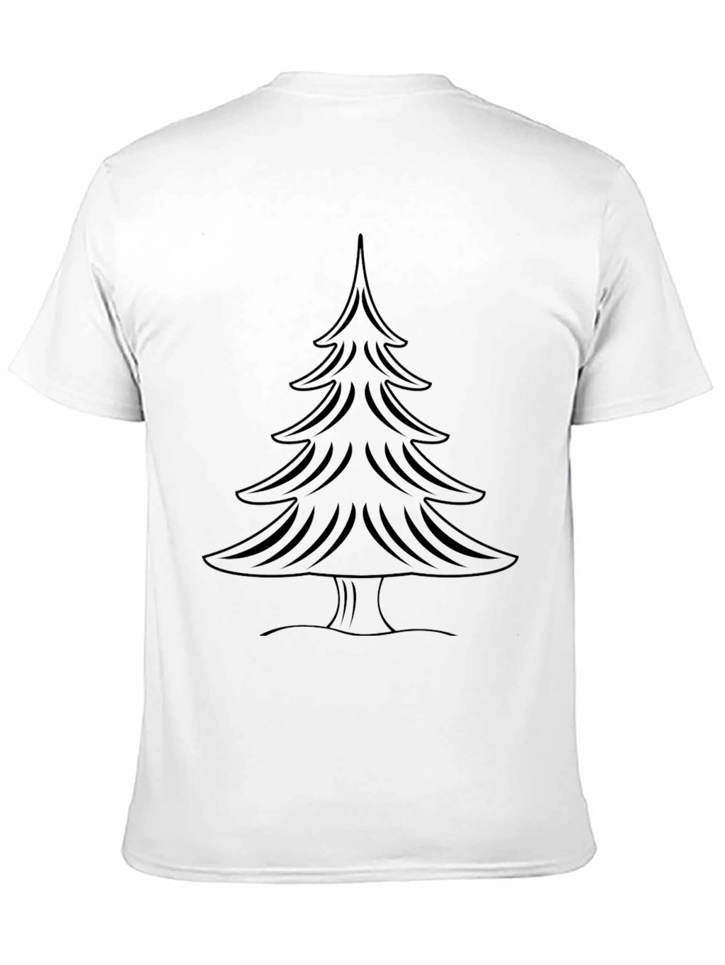 Black Christmas Tree Graphic Tee