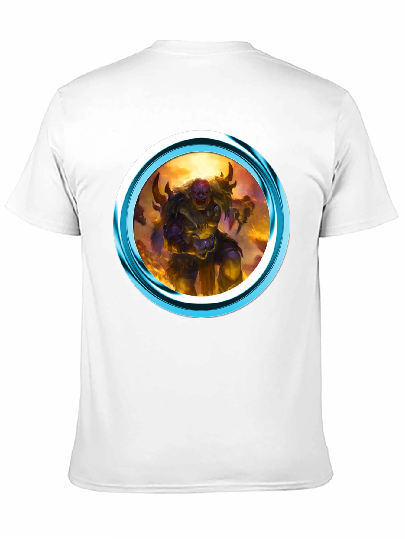 Fantasy Creature Graphic Print Black T-Shirt