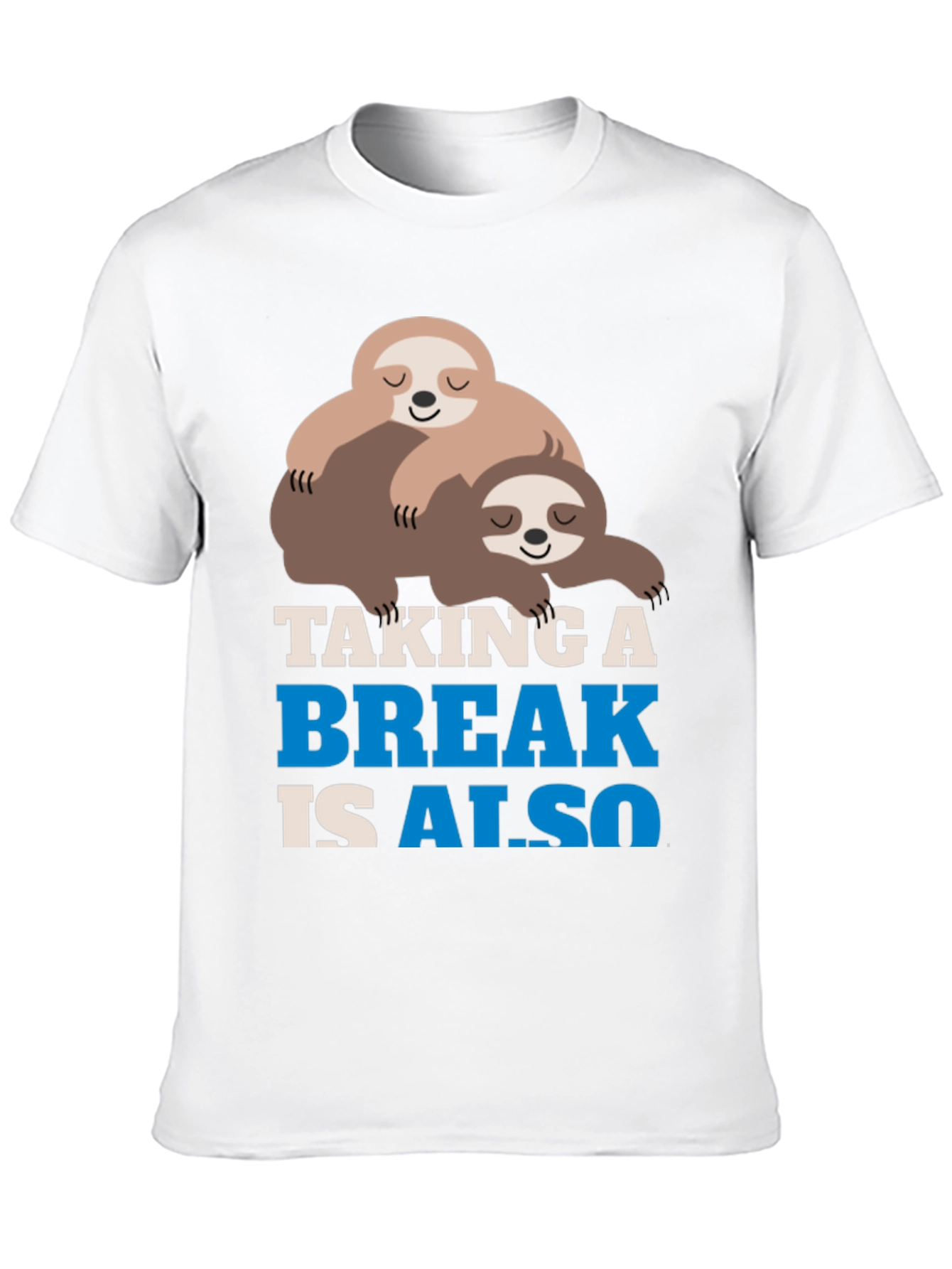 Taking a Break Sloth Graphic Tee