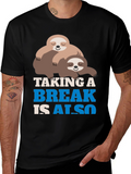 Taking a Break Sloth Graphic Tee