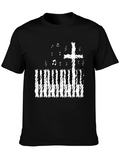 Musical Cross T-Shirt - Christian Piano Music Tee