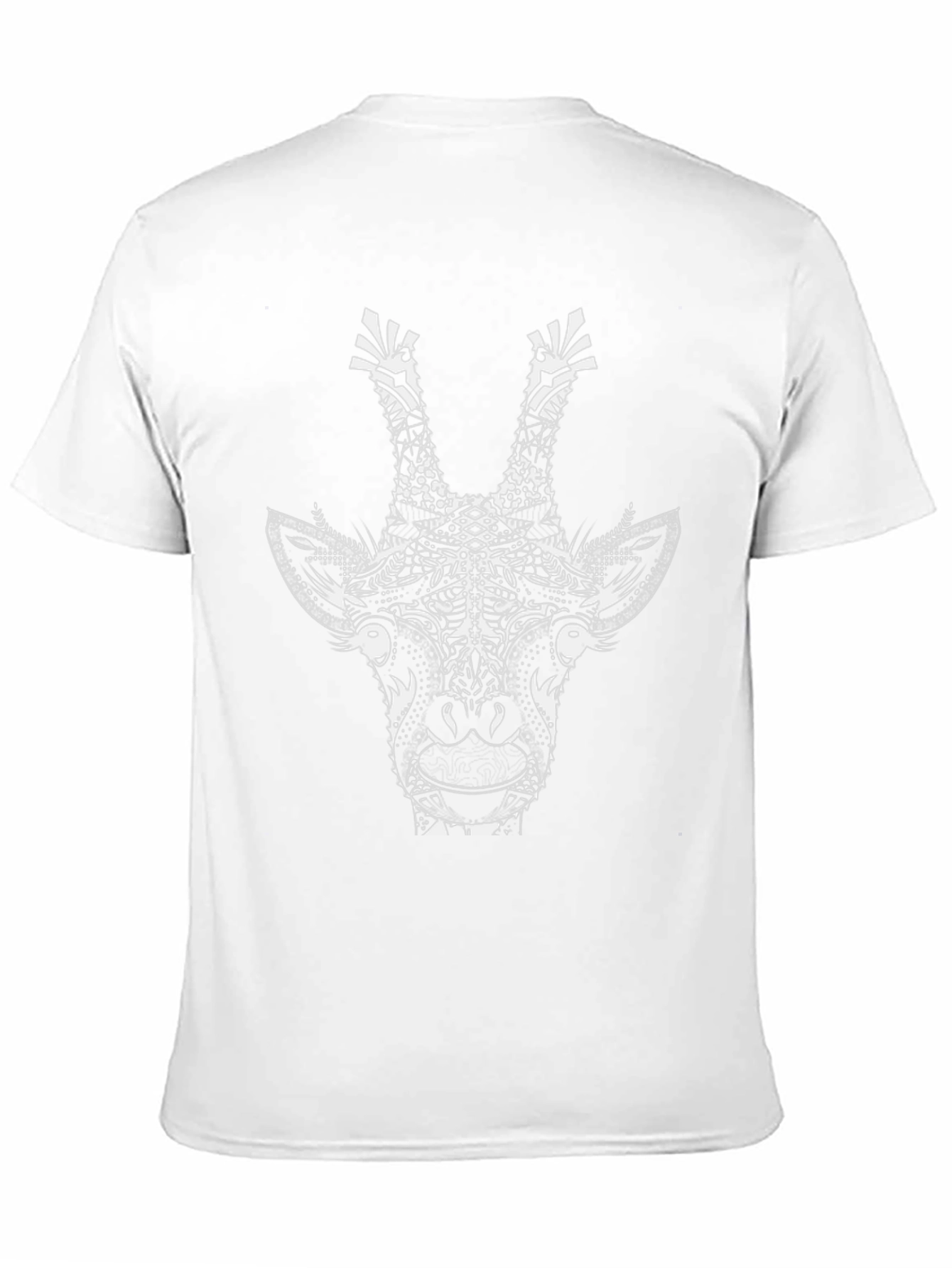 Black Giraffe Graphic Tee - Unique Animal Print
