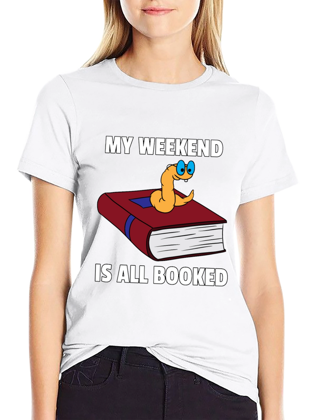 Bookworm Weekend T-Shirt - Reading is My Plan!