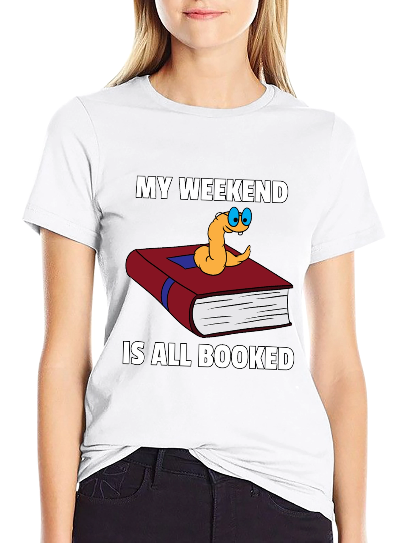 Bookworm Weekend T-Shirt - Reading is My Plan!