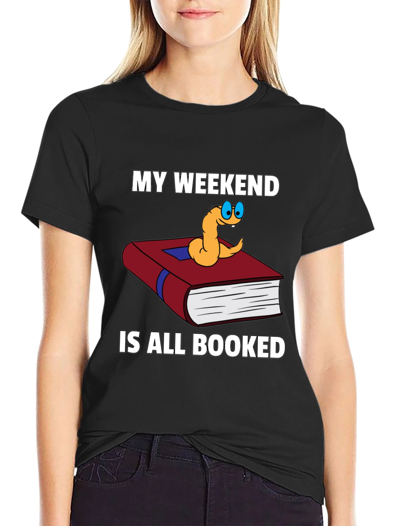Bookworm Weekend T-Shirt - Reading is My Plan!