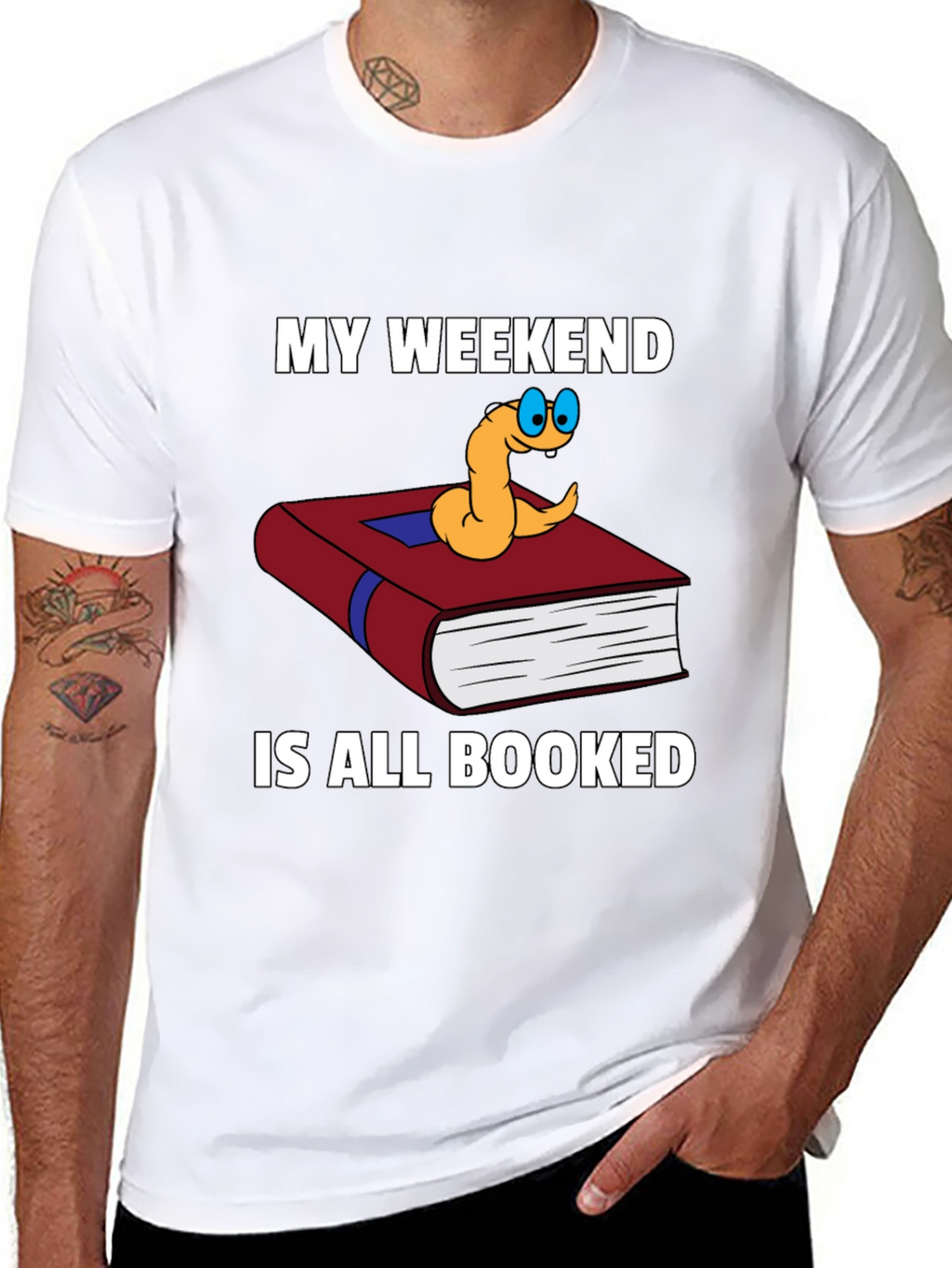 Bookworm Weekend T-Shirt - Reading is My Plan!