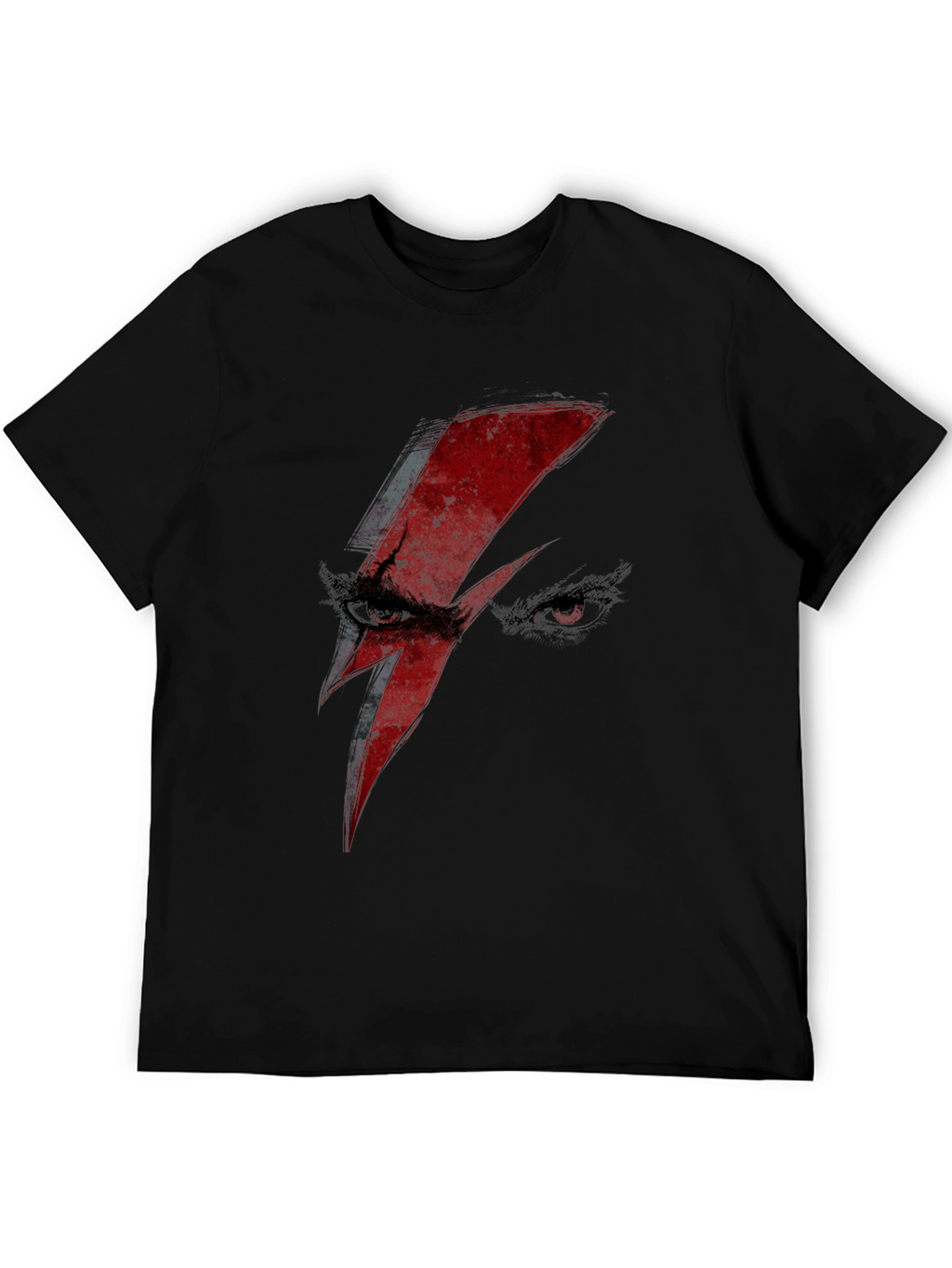 David Bowie Lightning Bolt Eyes T-Shirt
