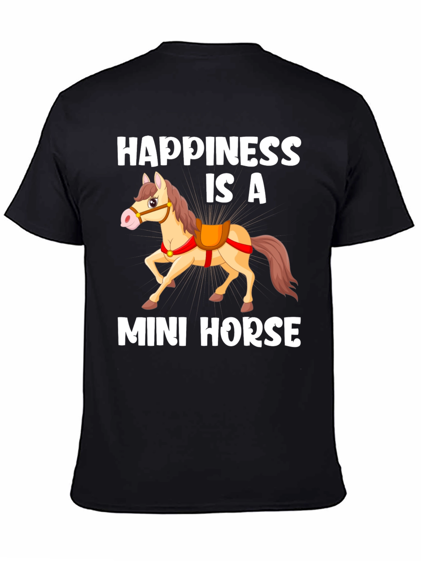 Happiness Is A Mini Horse Graphic Tee