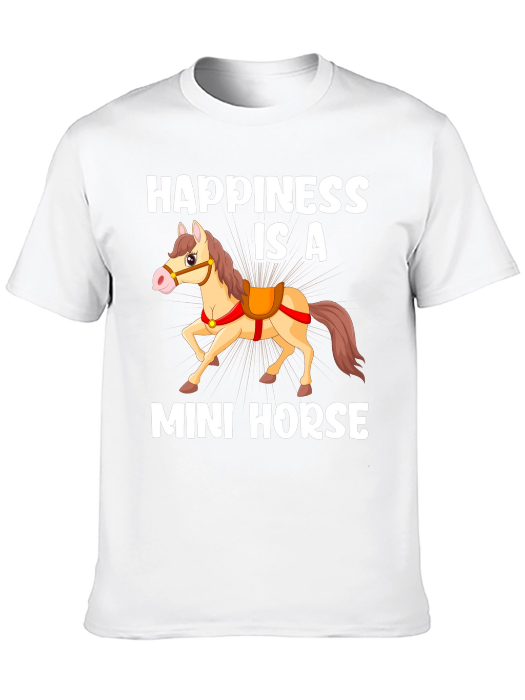 Happiness Is A Mini Horse Graphic Tee