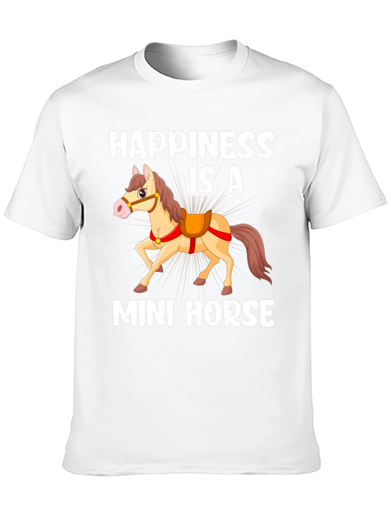 Happiness Is A Mini Horse Graphic Tee