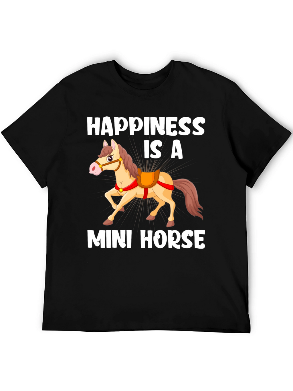 Happiness Is A Mini Horse Graphic Tee