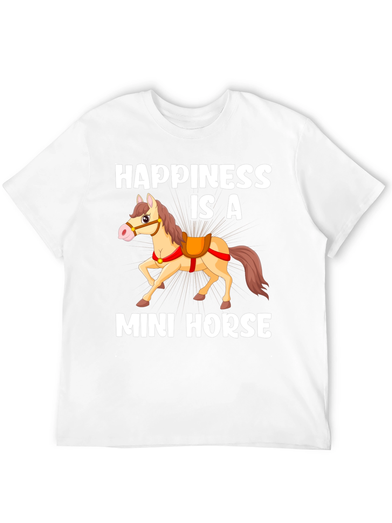 Happiness Is A Mini Horse Graphic Tee