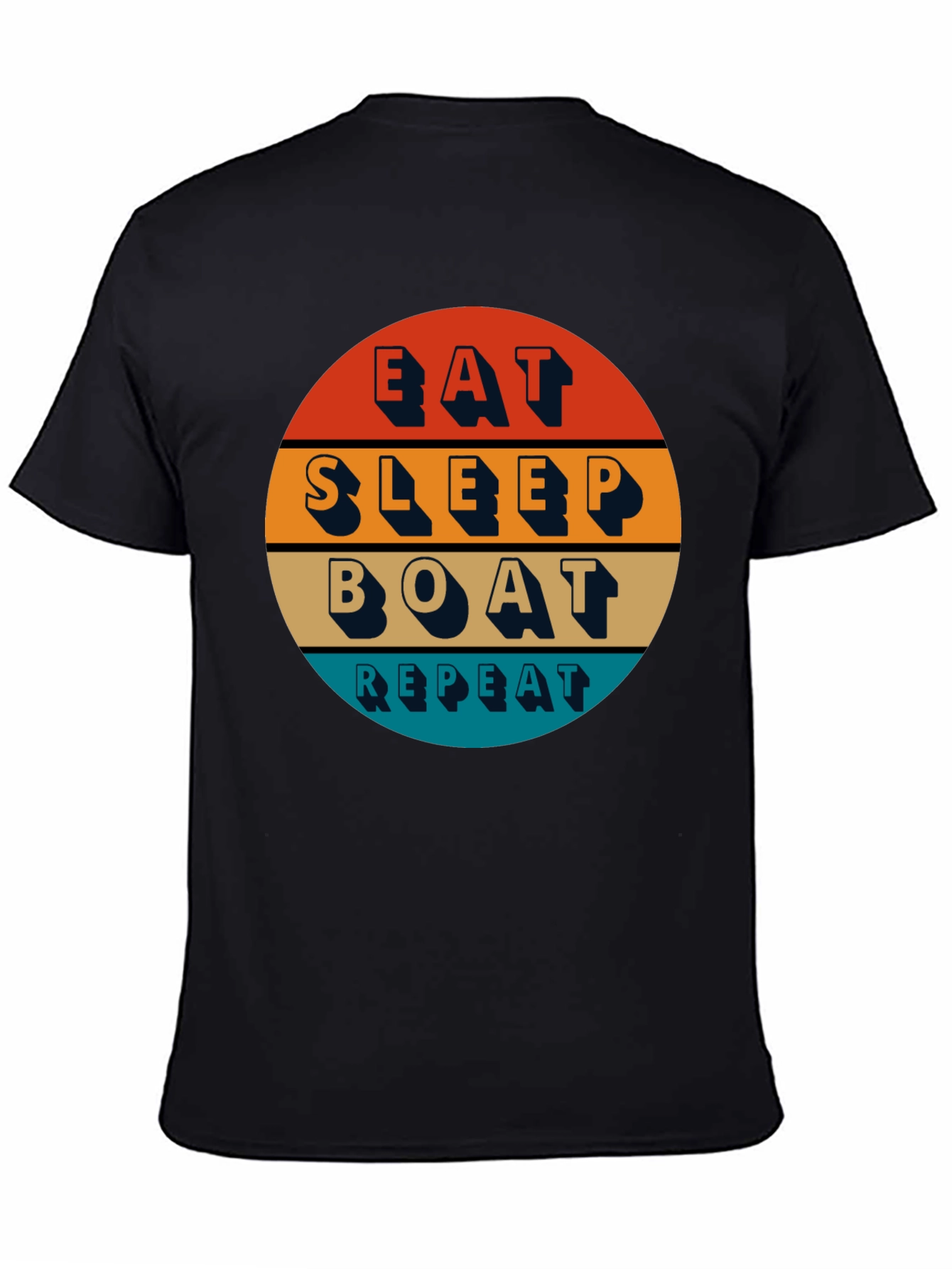 Eat Sleep Boat Repeat T-Shirt - Boating Lifestyle Apparel