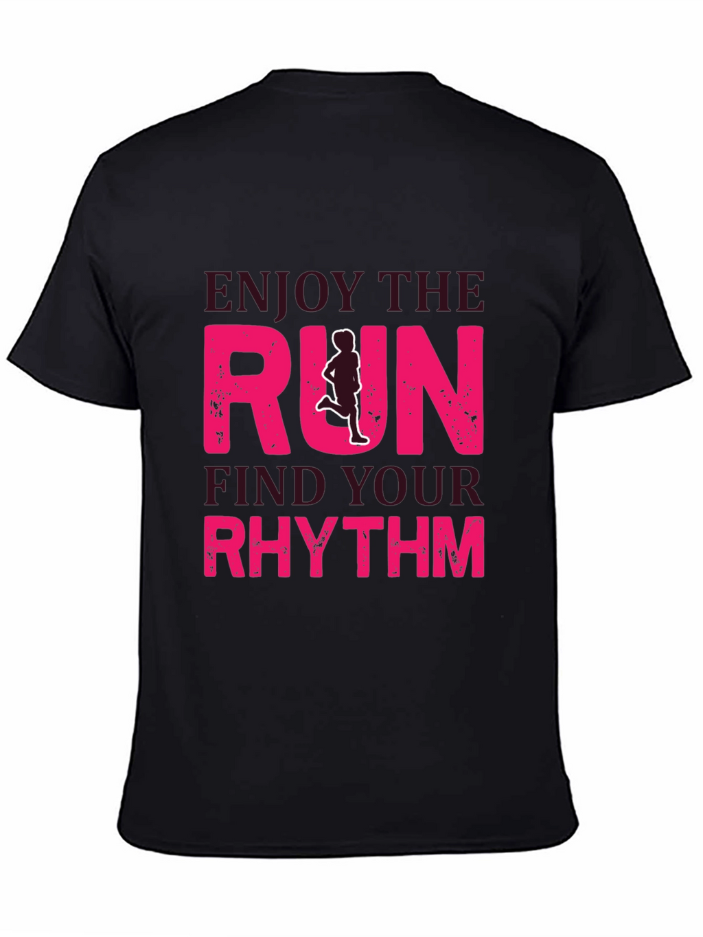 Enjoy the Run Graphic Tee - Find Your Rhythm!