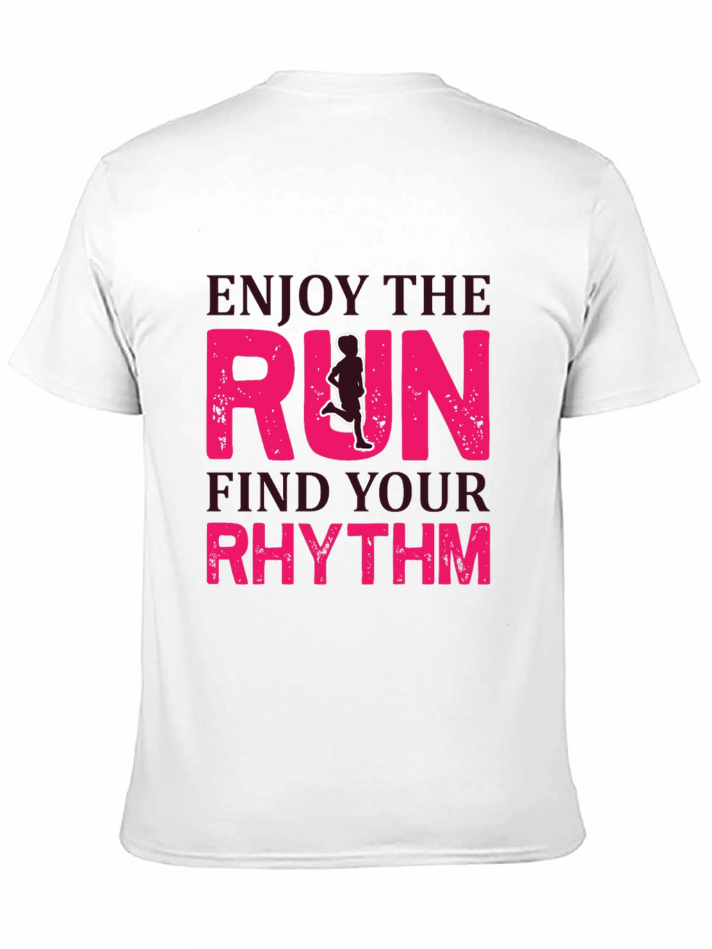 Enjoy the Run Graphic Tee - Find Your Rhythm!