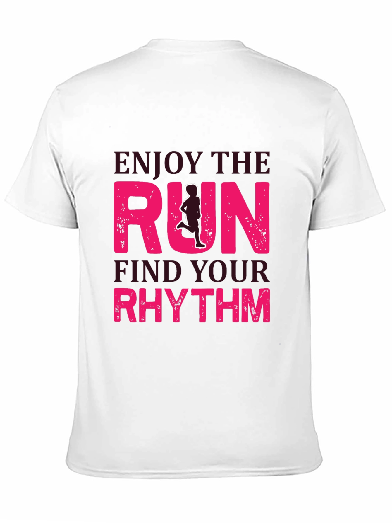 Enjoy the Run Graphic Tee - Find Your Rhythm!