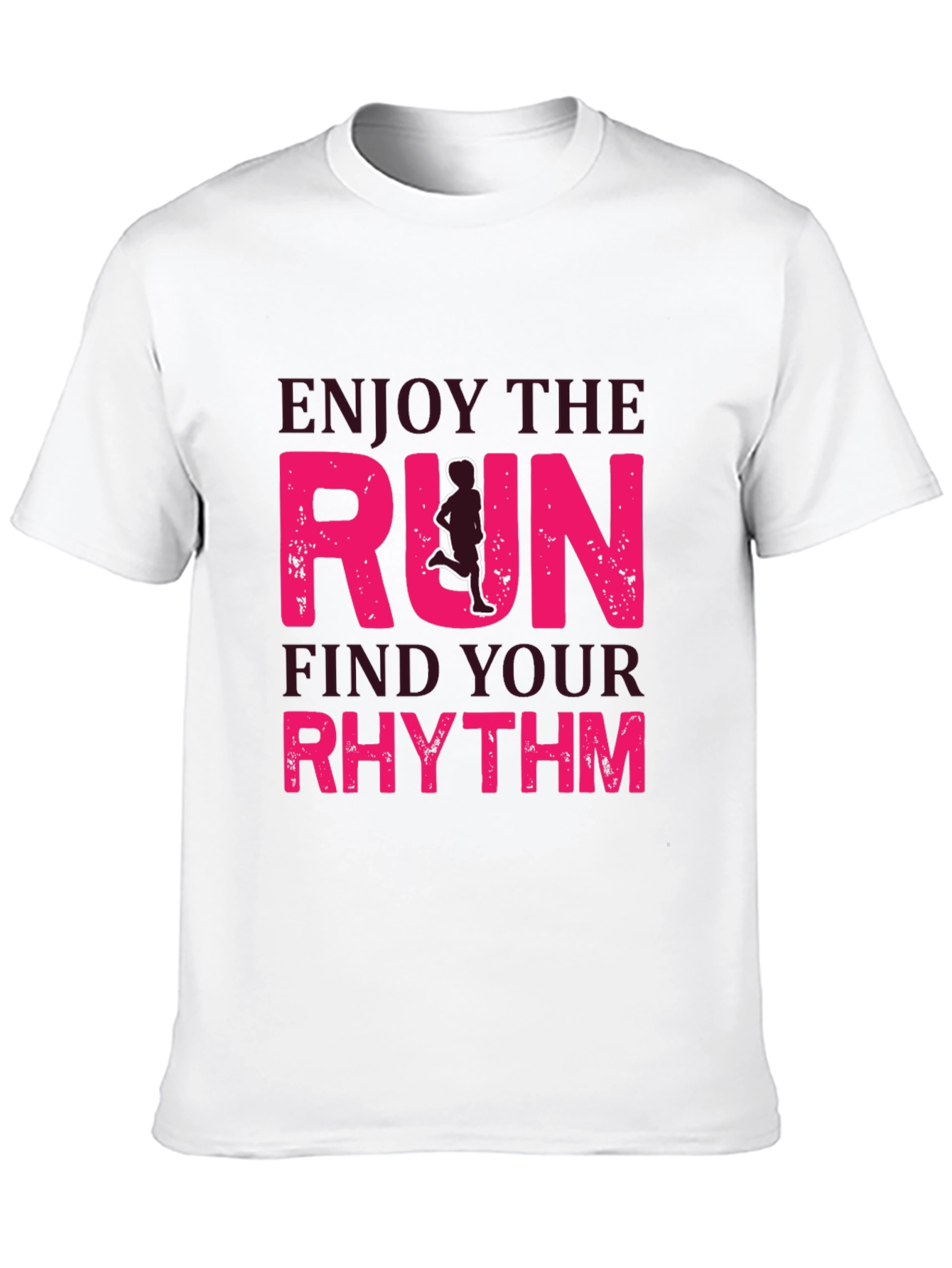 Enjoy the Run Graphic Tee - Find Your Rhythm!