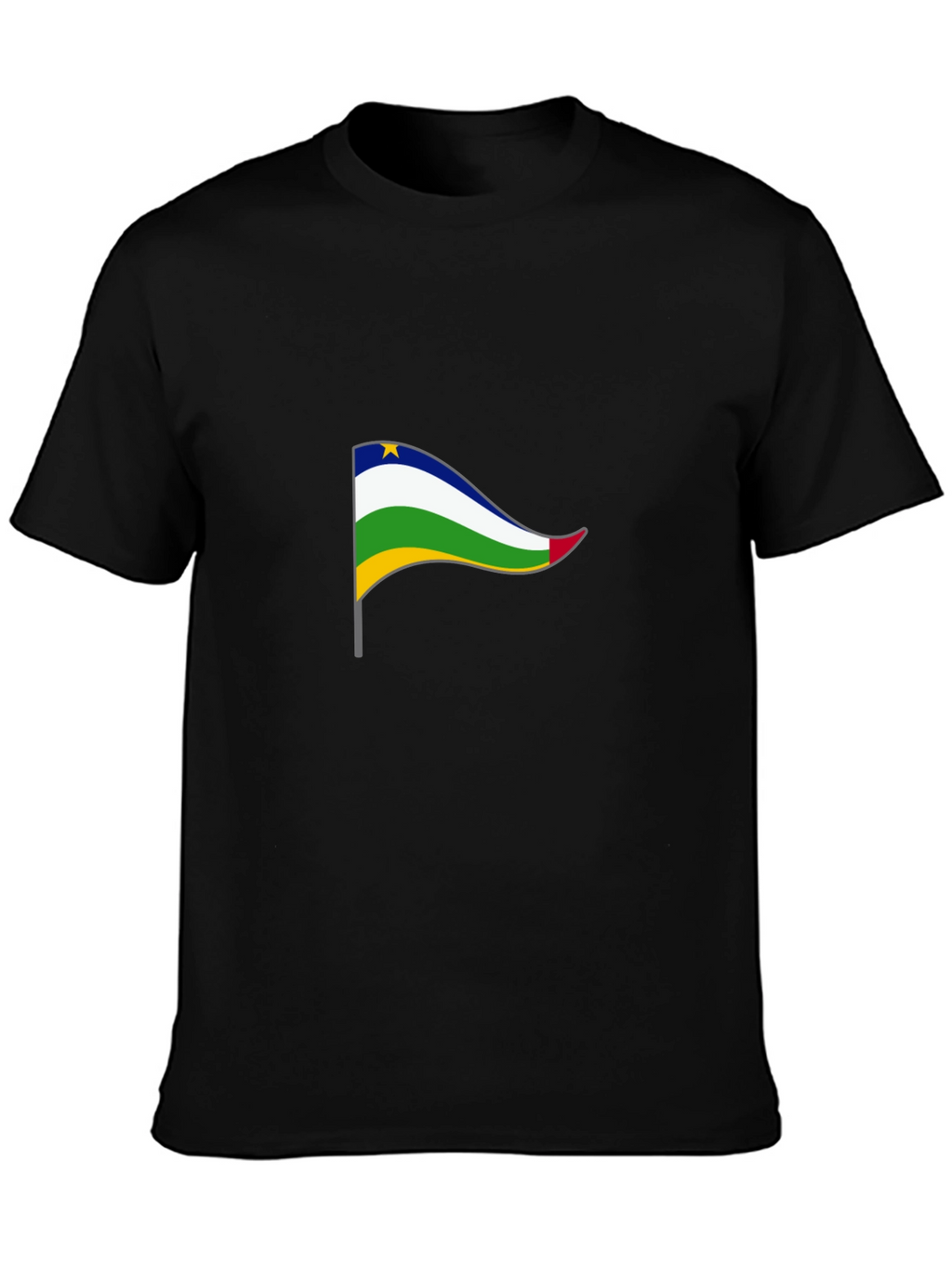 CAR Flag Black T-Shirt - Stylish & Patriotic