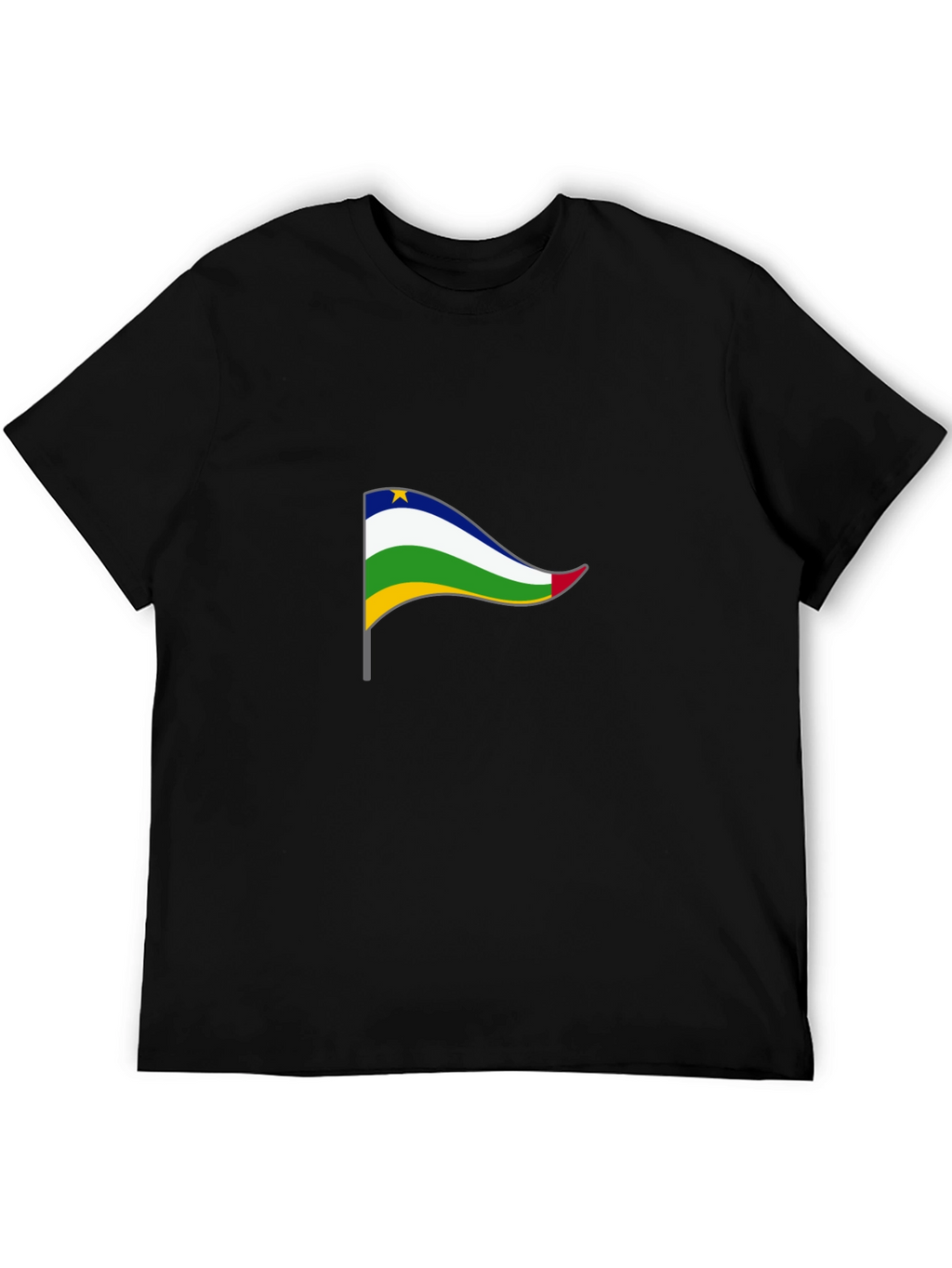 CAR Flag Black T-Shirt - Stylish & Patriotic