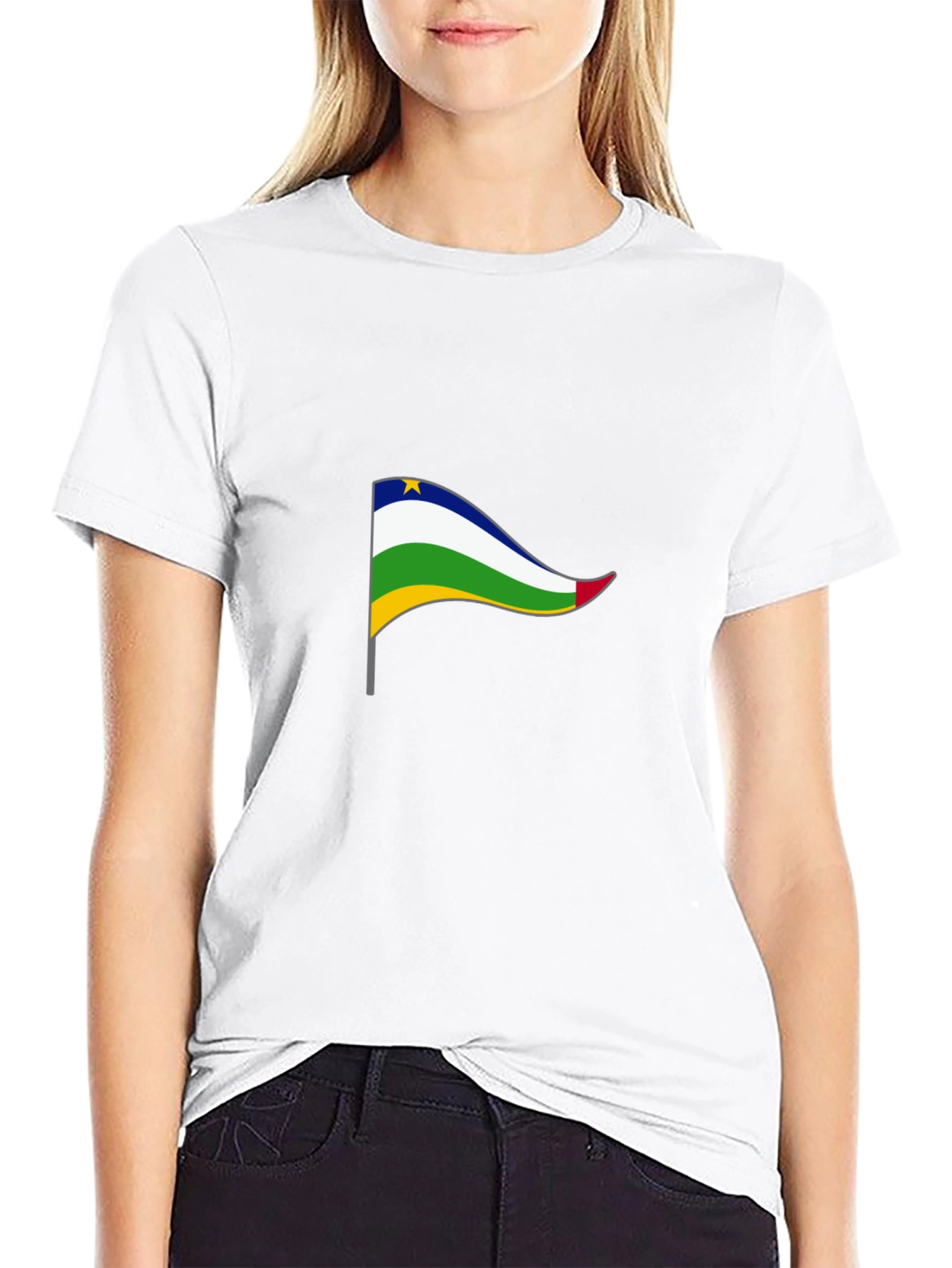 CAR Flag Black T-Shirt - Stylish & Patriotic