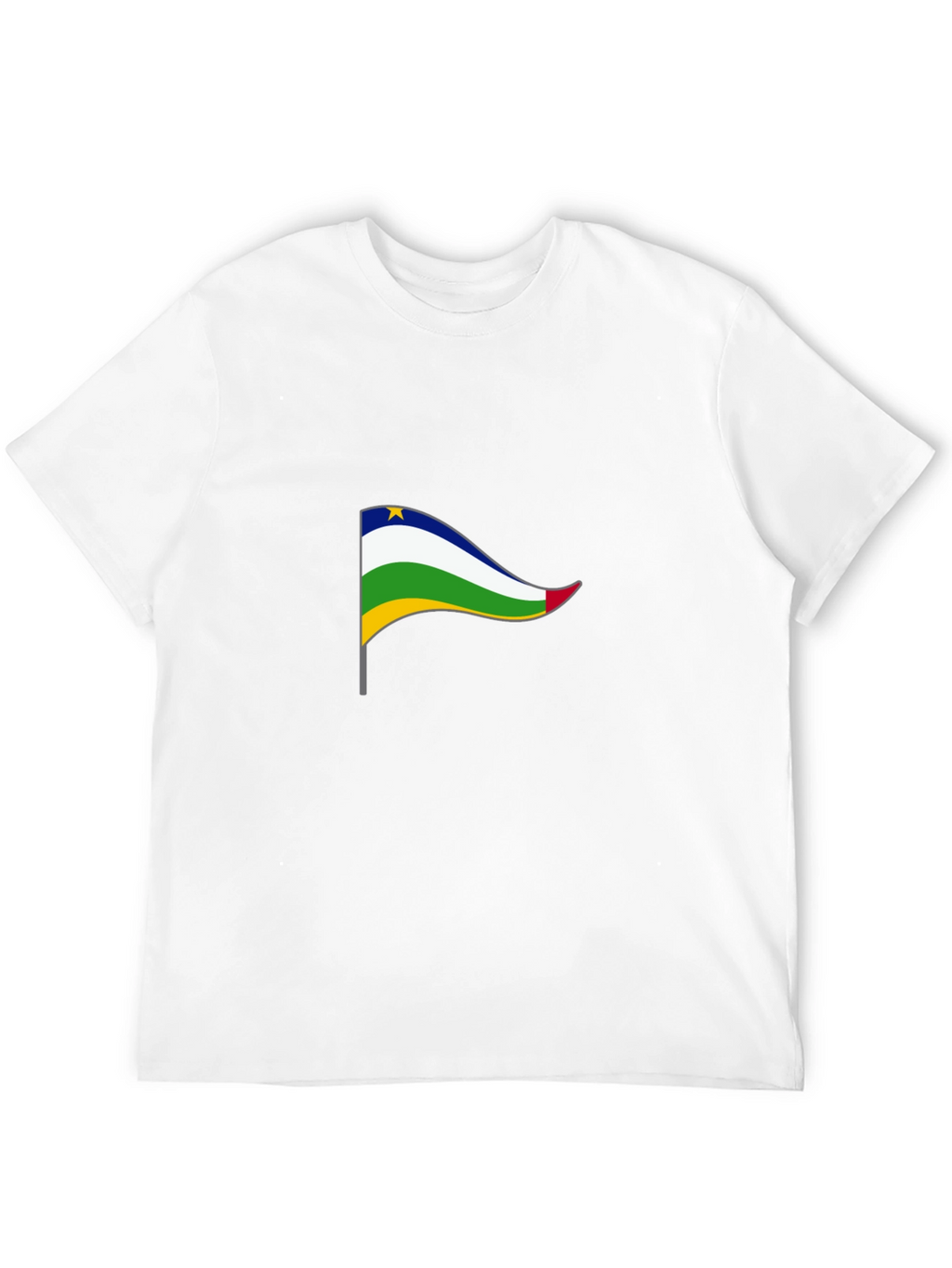 CAR Flag Black T-Shirt - Stylish & Patriotic