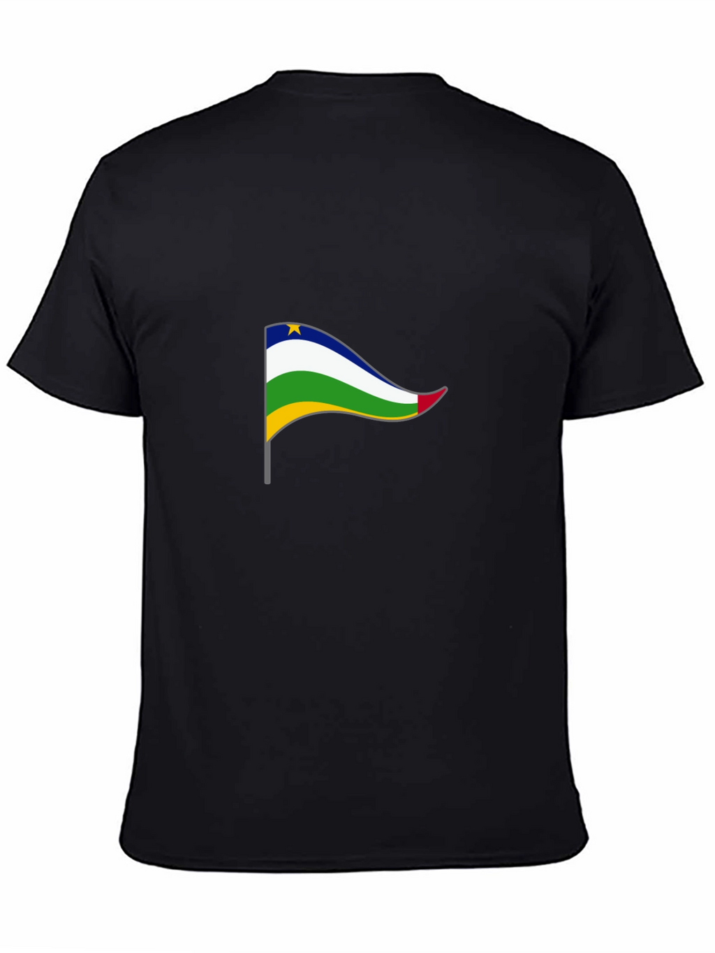 CAR Flag Black T-Shirt - Stylish & Patriotic
