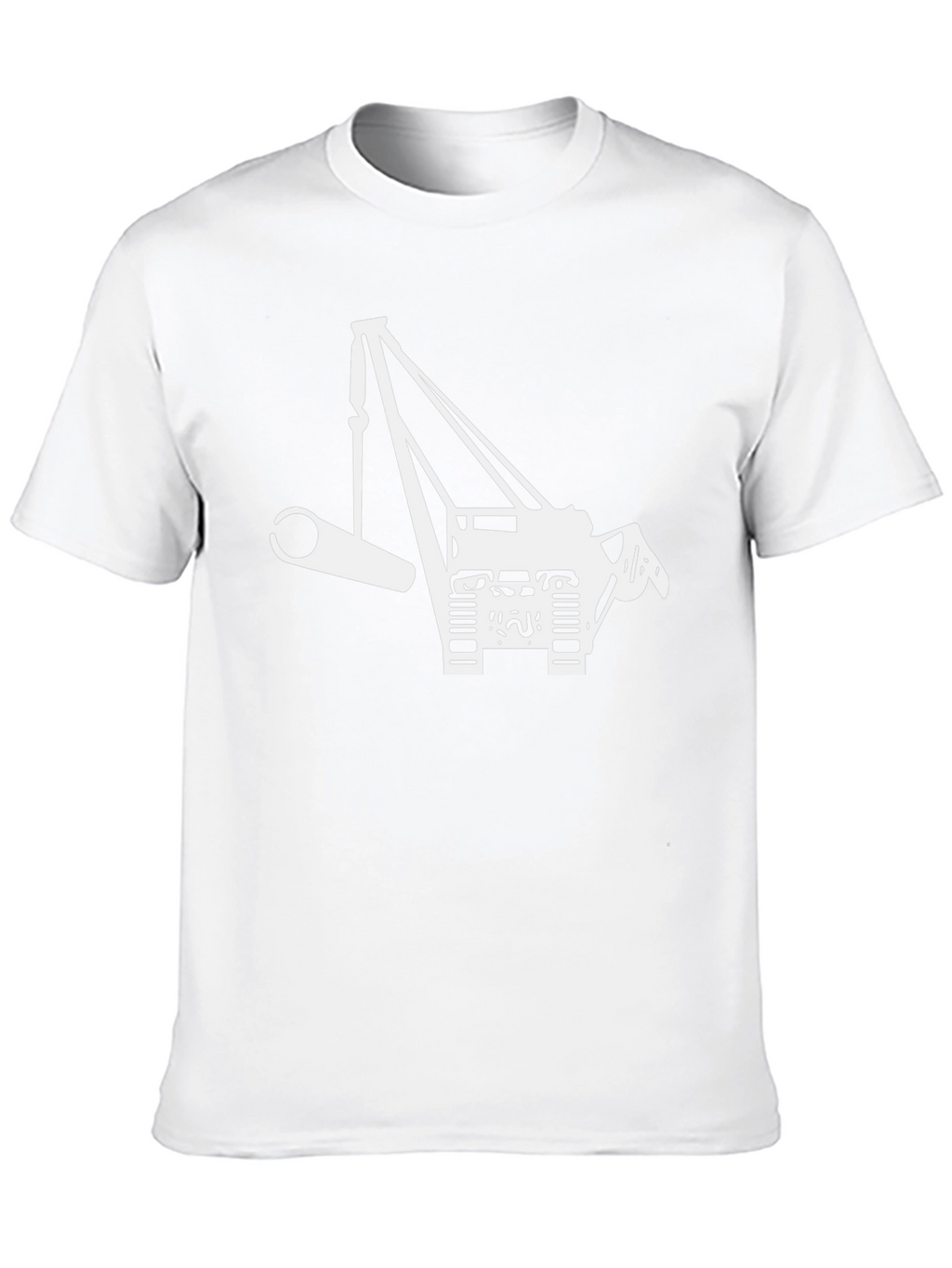Crane Lift T-Shirt - Black Graphic Tee
