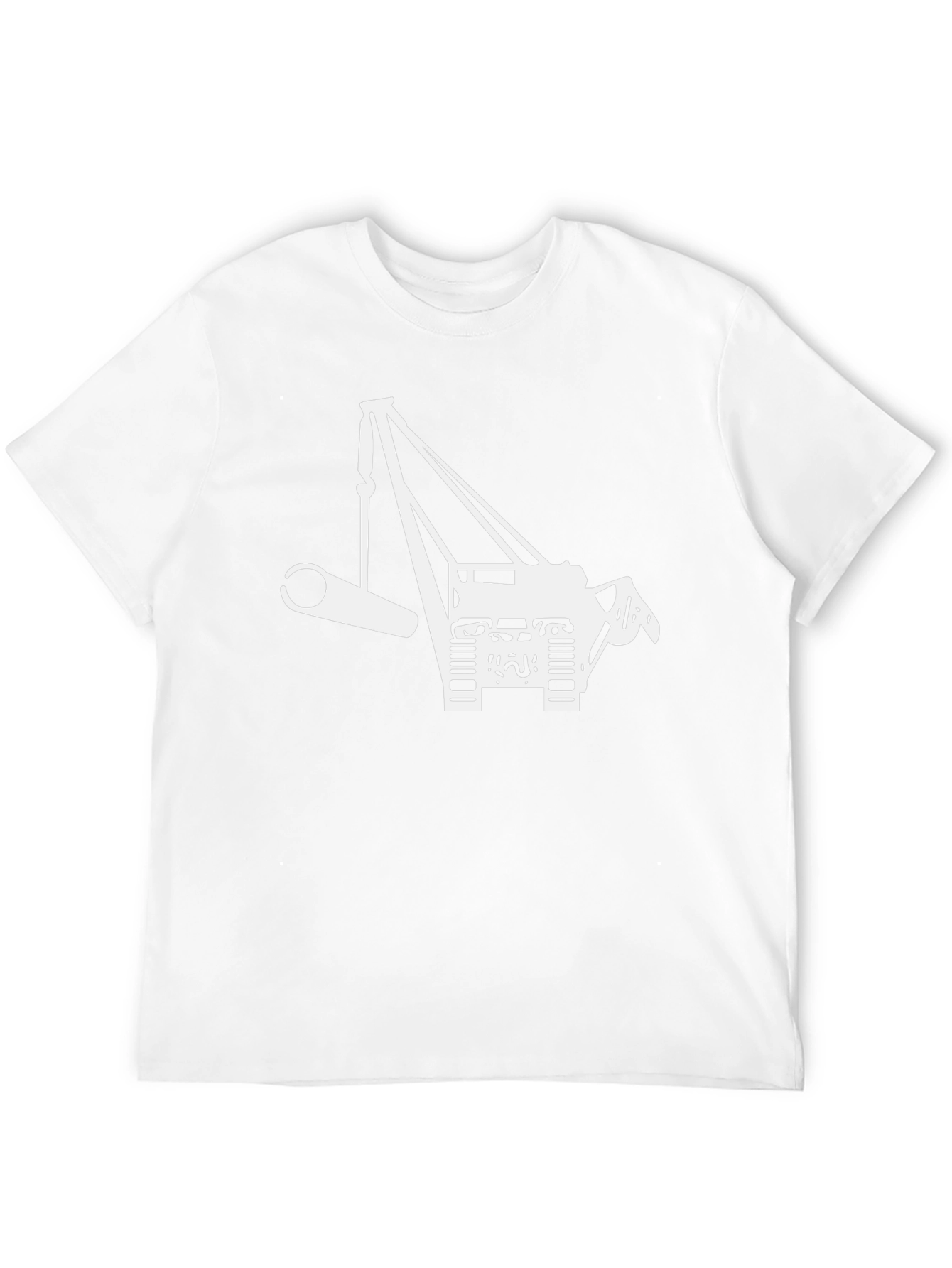 Crane Lift T-Shirt - Black Graphic Tee