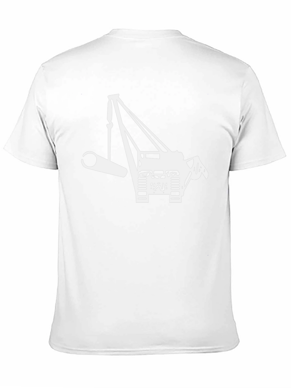 Crane Lift T-Shirt - Black Graphic Tee