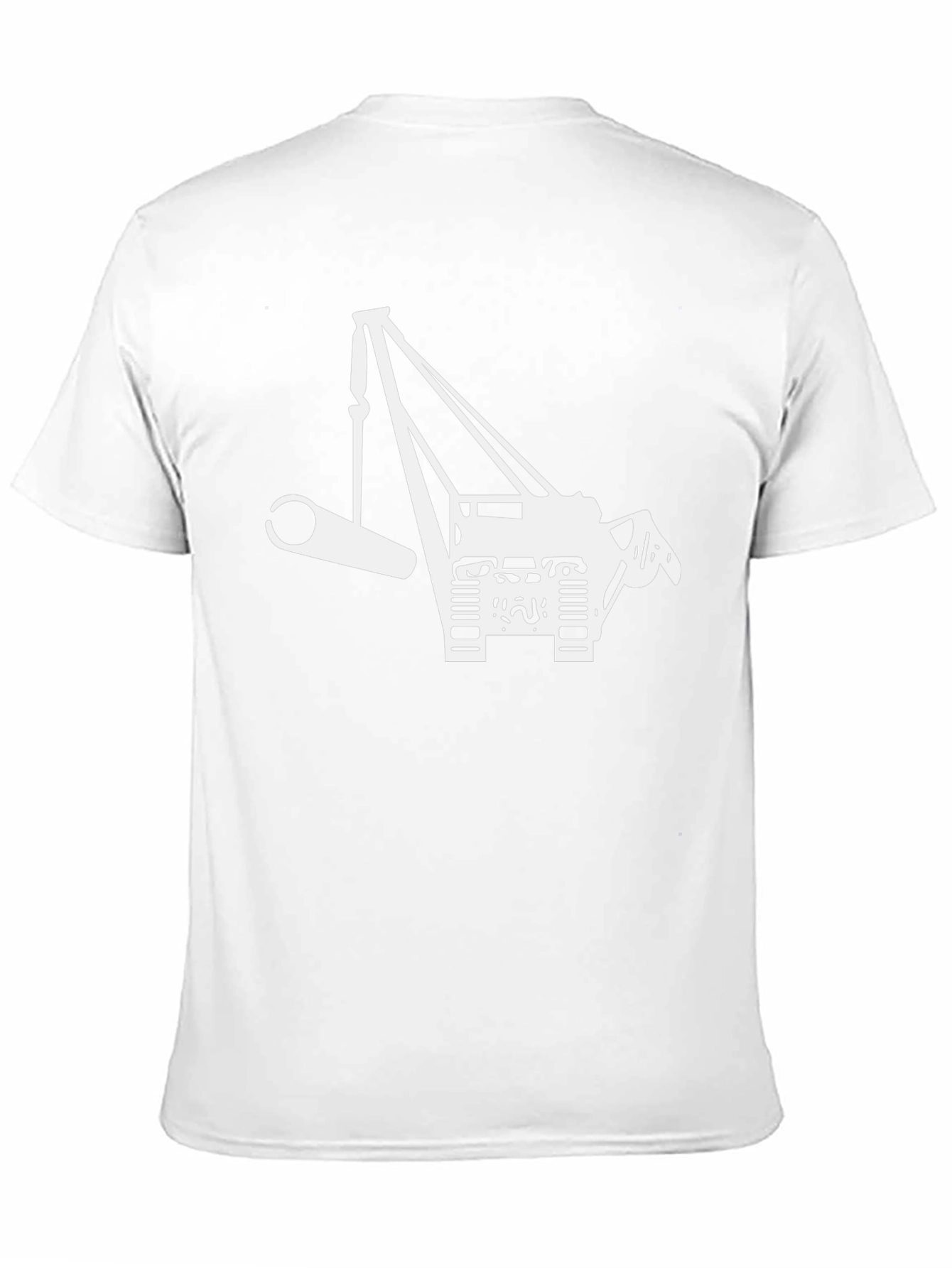 Crane Lift T-Shirt - Black Graphic Tee