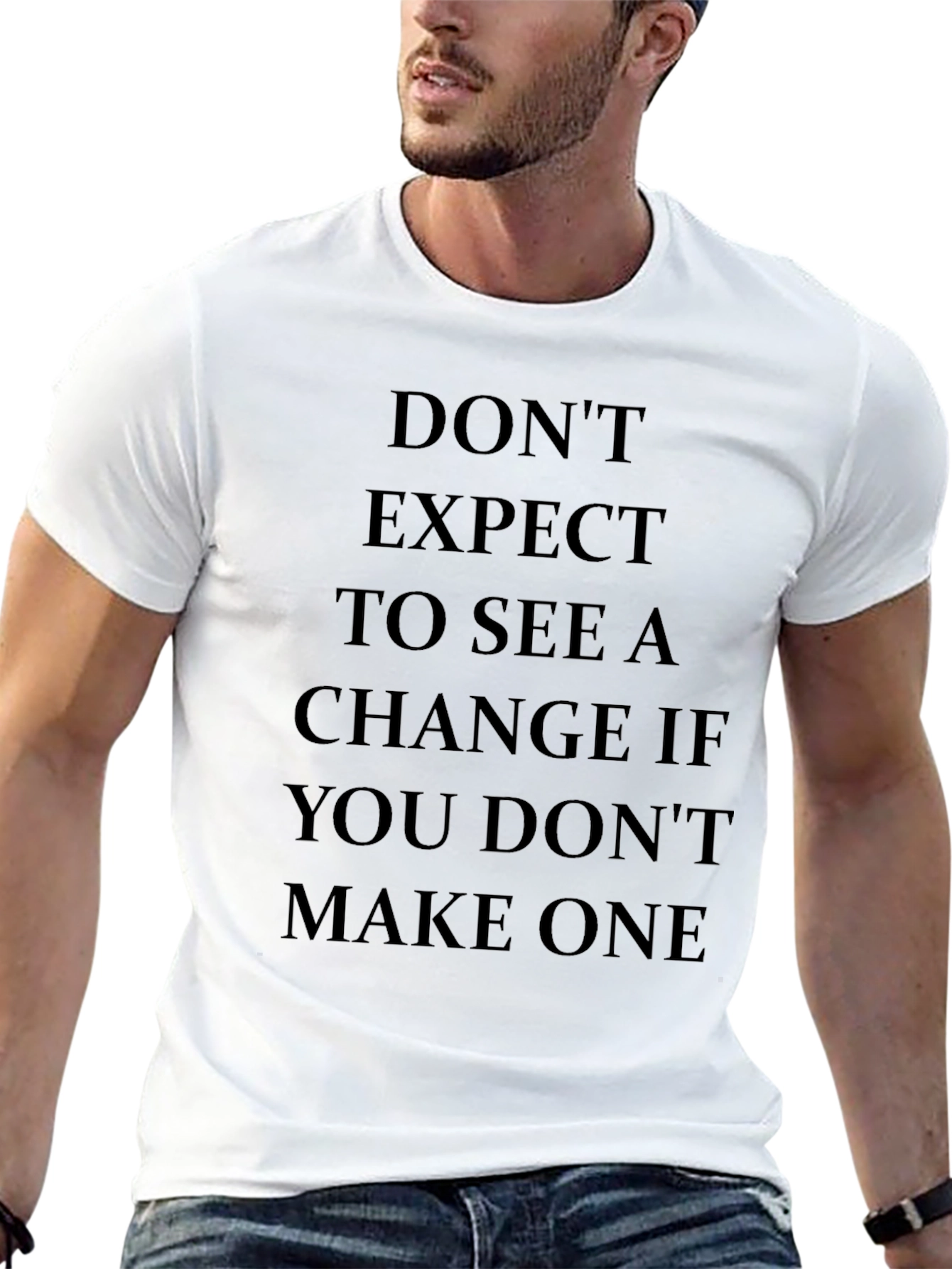 Motivational Statement Black T-Shirt