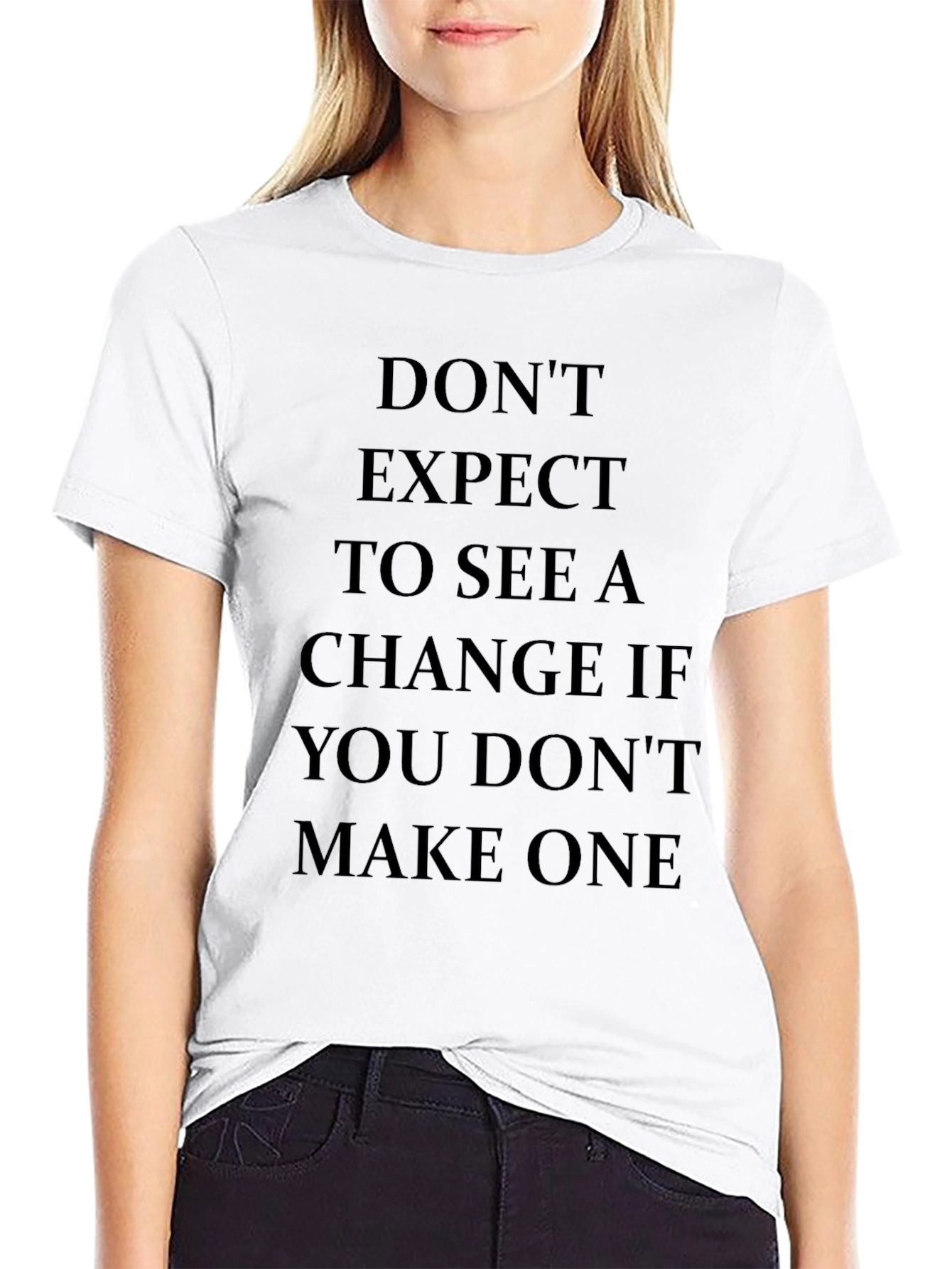Motivational Statement Black T-Shirt