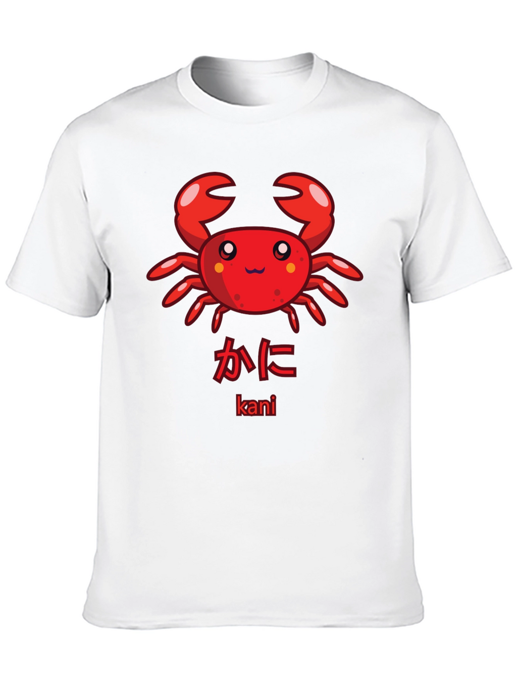 Cute Kawaii Crab Graphic T-Shirt - Kani