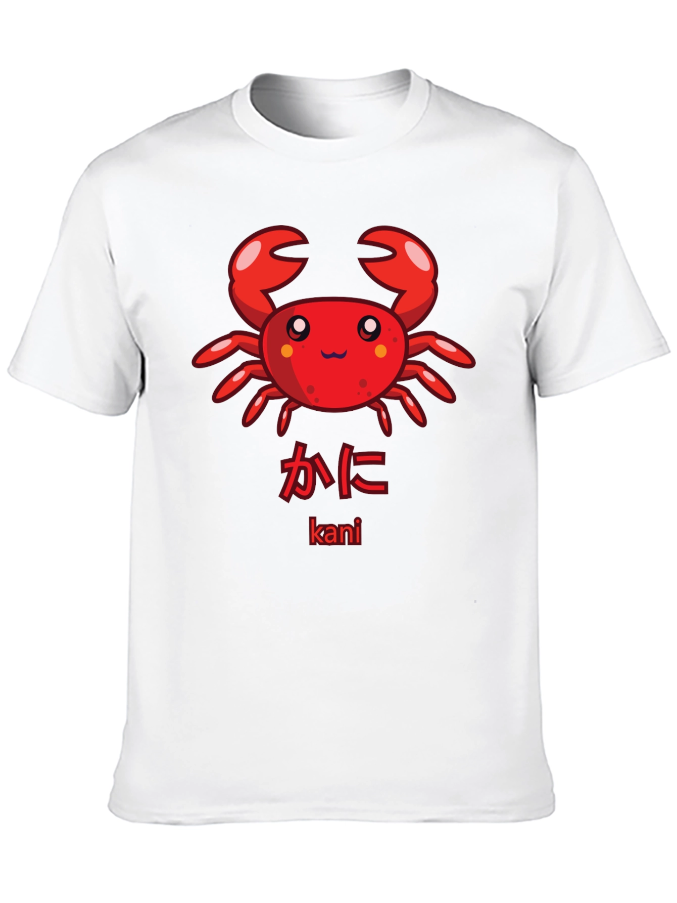 Cute Kawaii Crab Graphic T-Shirt - Kani
