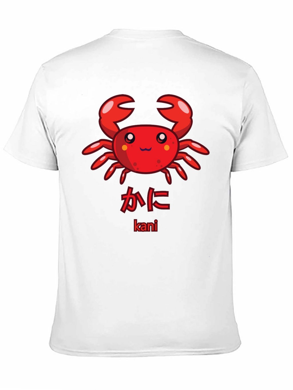 Cute Kawaii Crab Graphic T-Shirt - Kani