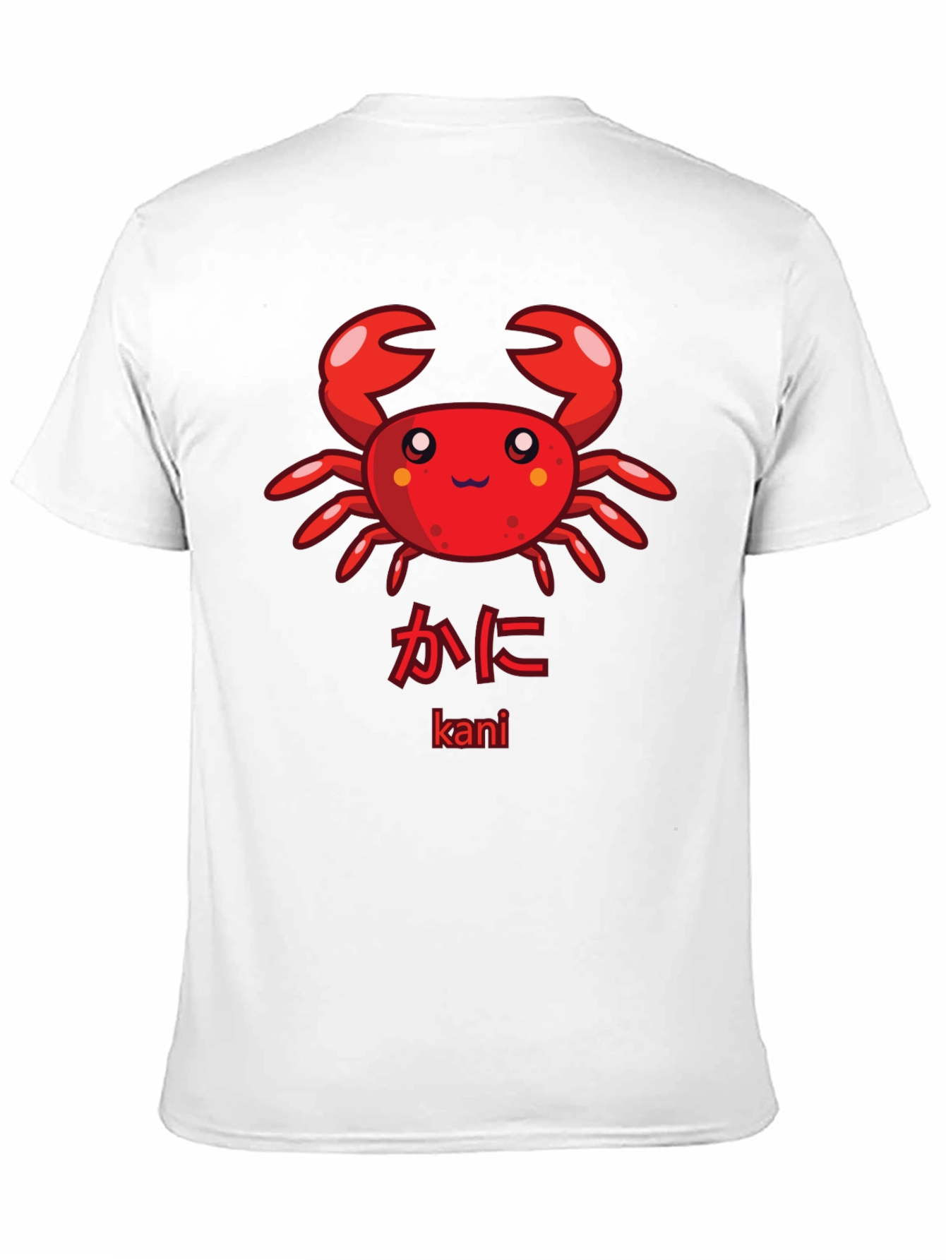 Cute Kawaii Crab Graphic T-Shirt - Kani
